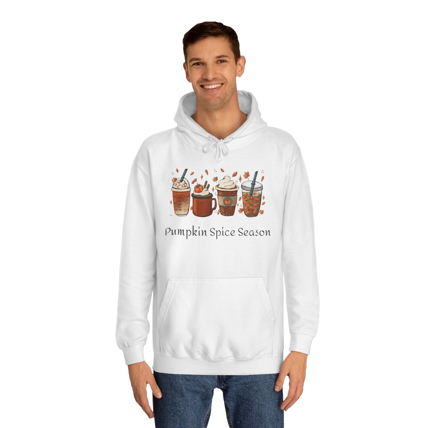 Pumpkin Spice Season College Hoodie