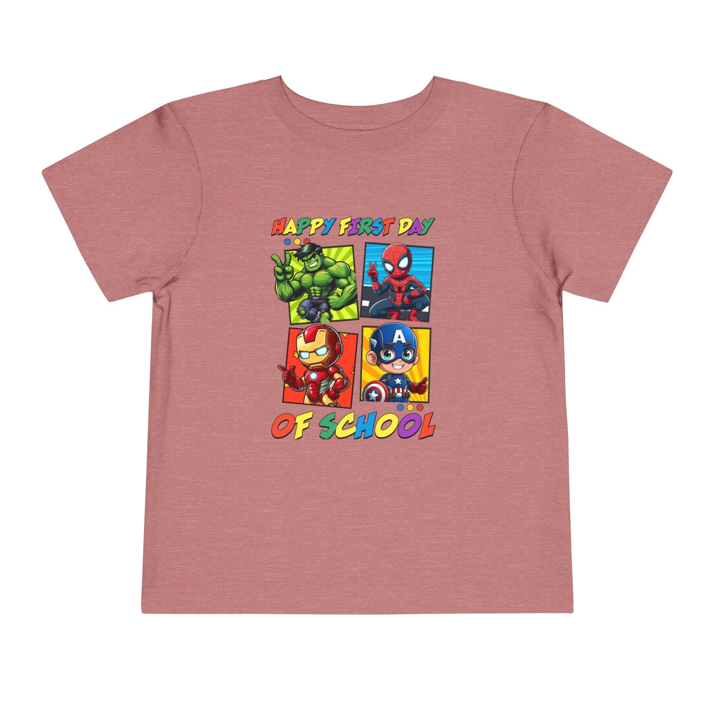 Happy First Day of School Toddler Short Sleeve Tee