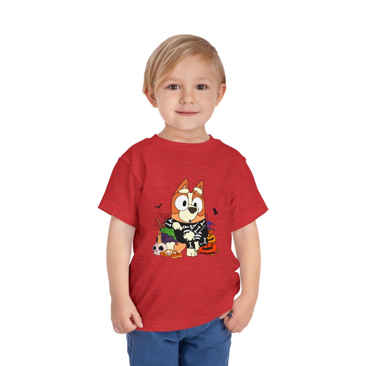 Bingo Halloween Toddler Short Sleeve Tee
