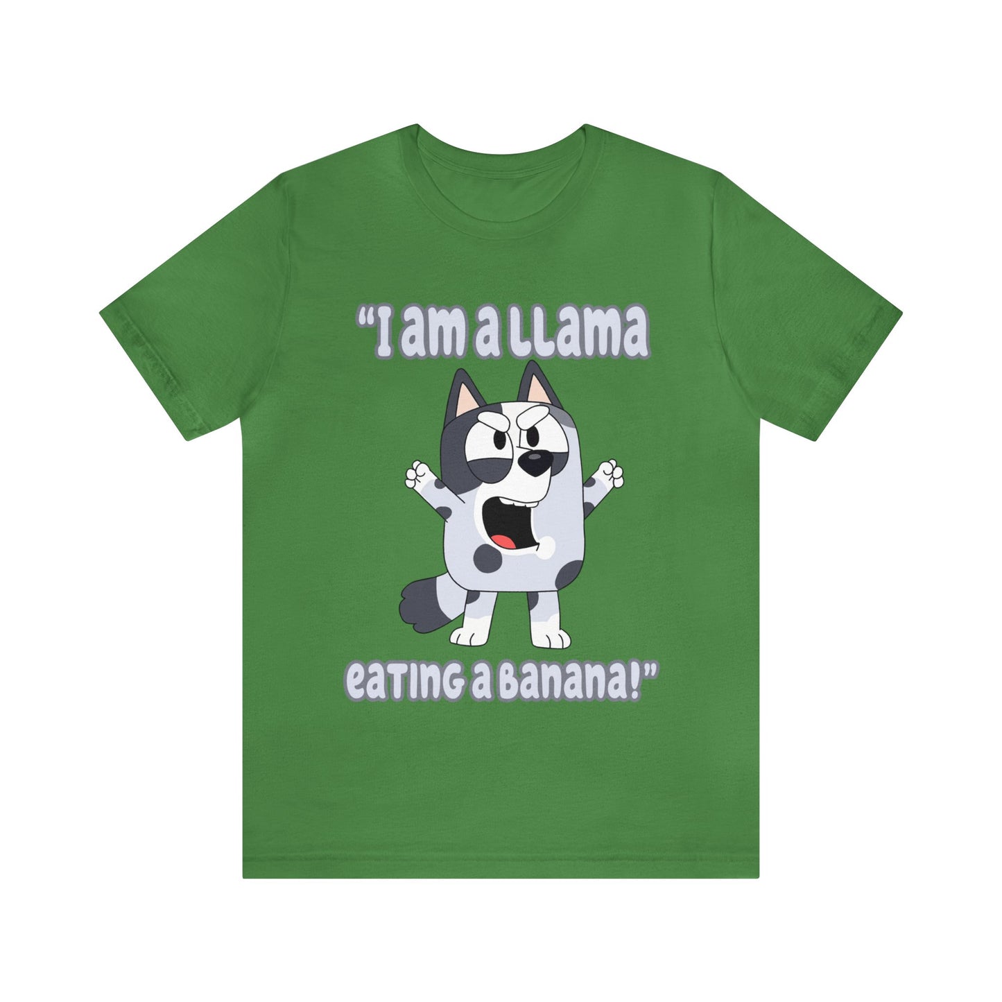 I am a llama eating a banana Short Sleeve Tshirt