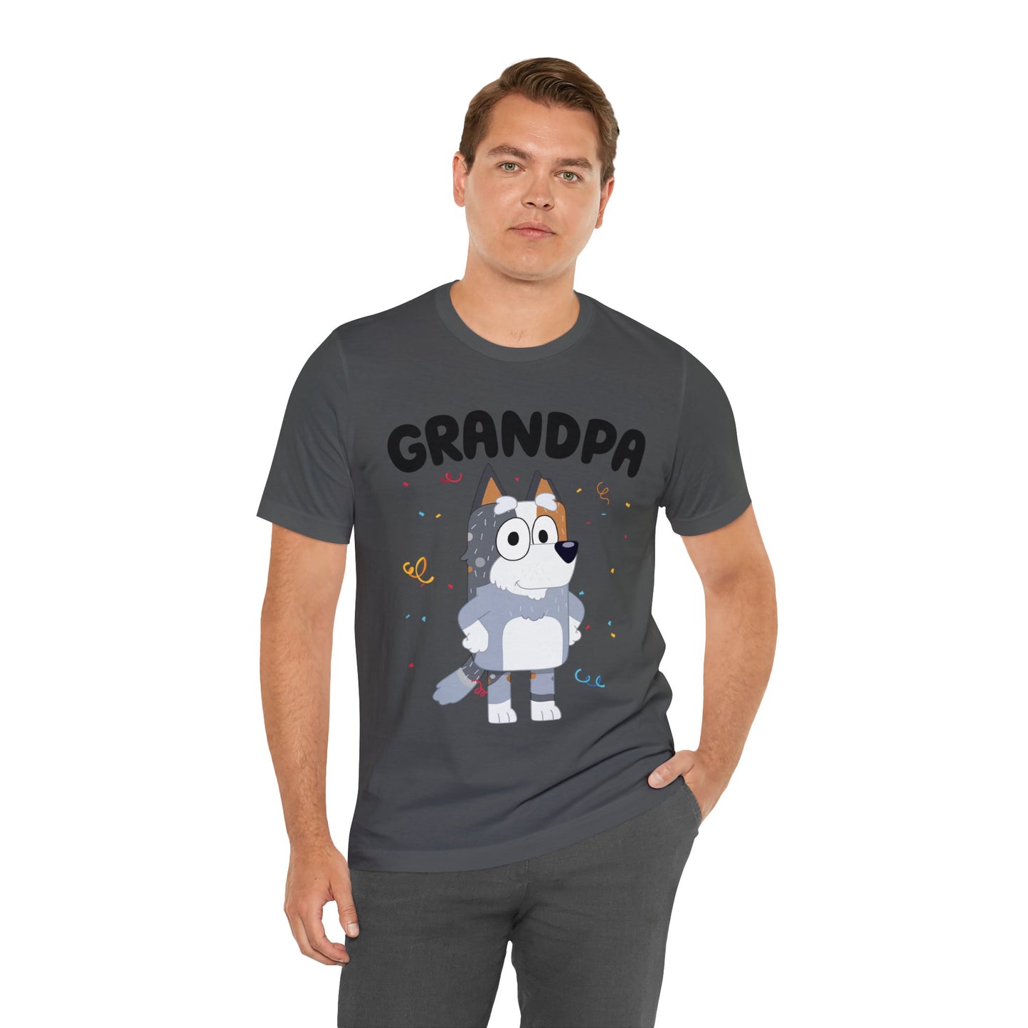 Grandpa Bluey Birthday Short sleeve Tshirt
