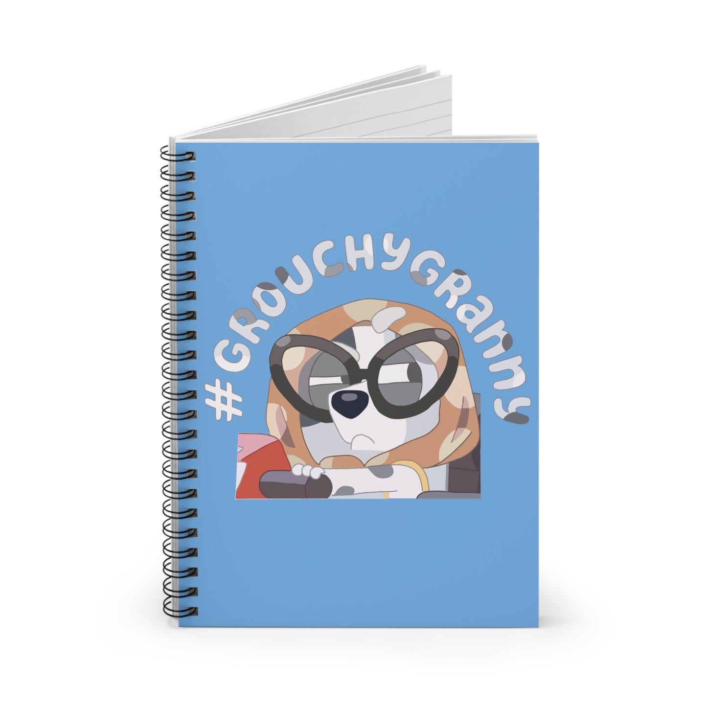 #GROUCHY GRANNY Spiral Notebook - Ruled Line
