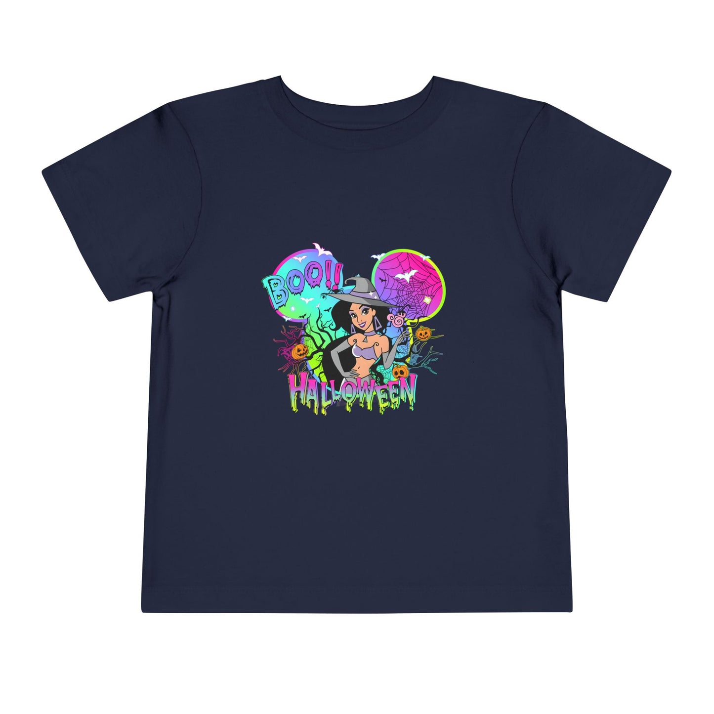 Jasmine Boo! Halloween Toddler Short Sleeve Tee