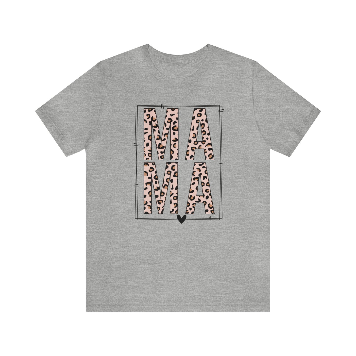 MAMA Leopard print short sleeve tshirt