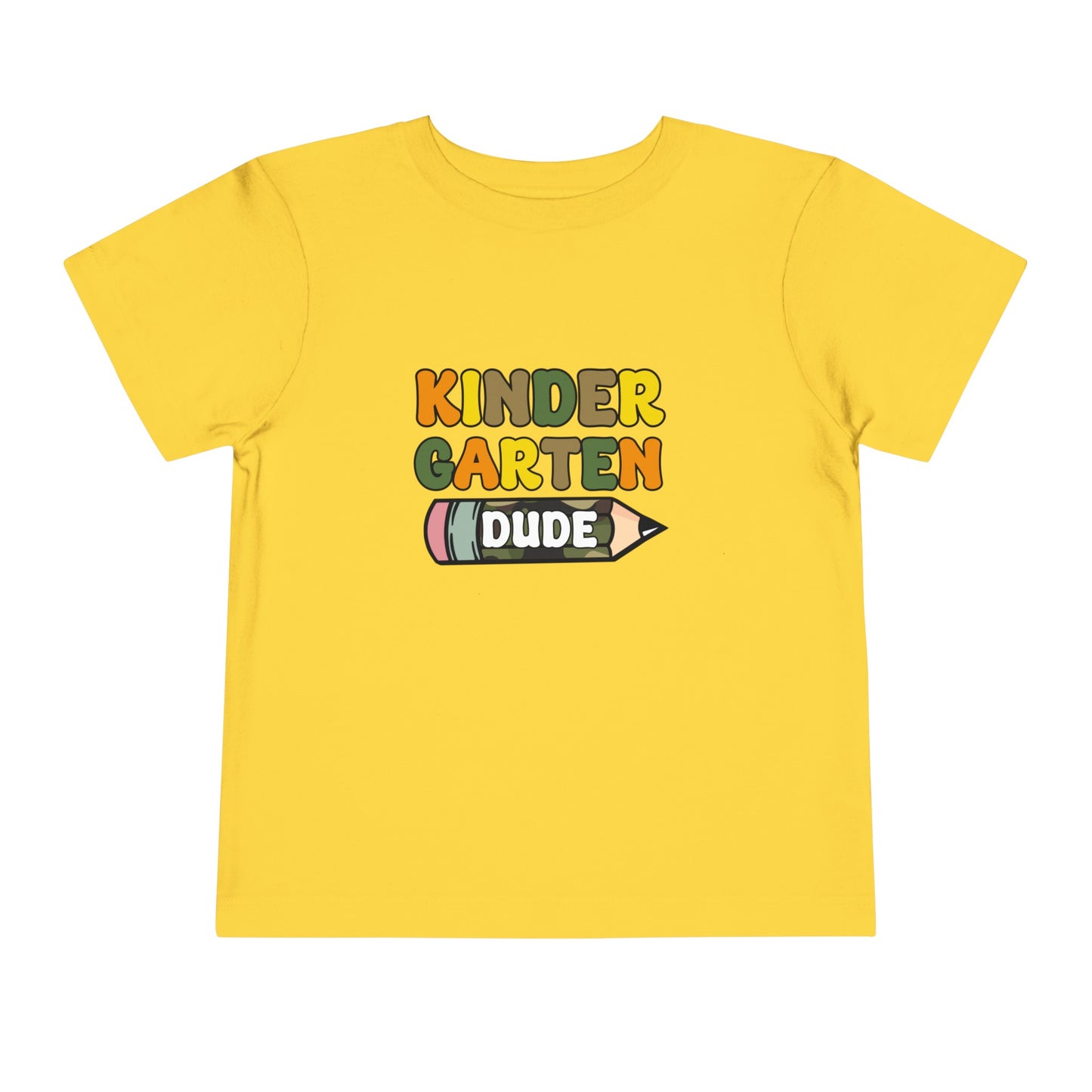 Kindergarten Dude Toddler Short Sleeve Tee