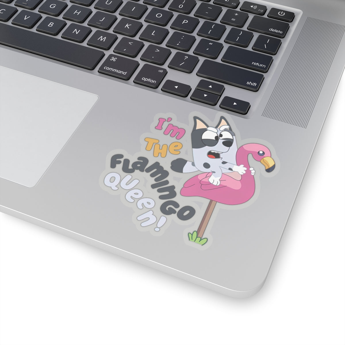 I'm the Flamingo Queen Kiss-Cut Stickers