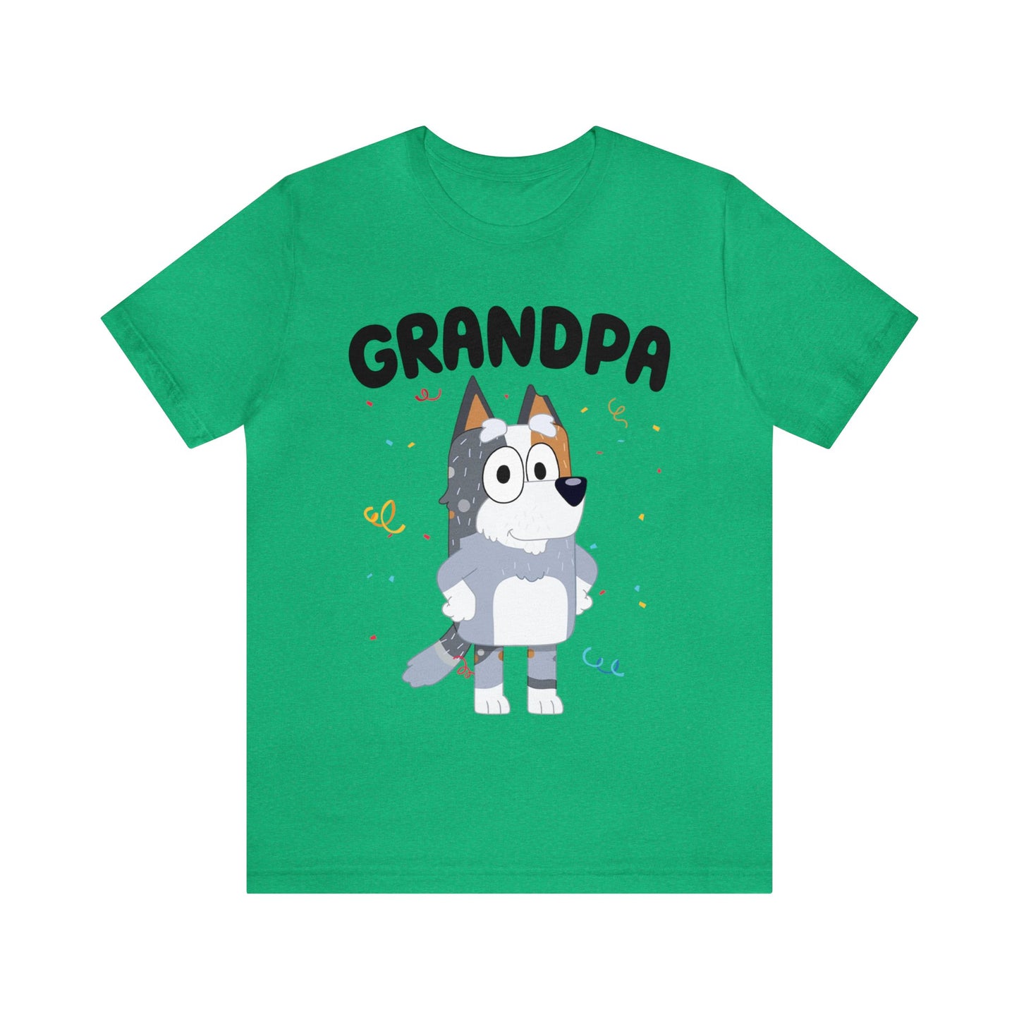 Grandpa Bluey Birthday Short sleeve Tshirt