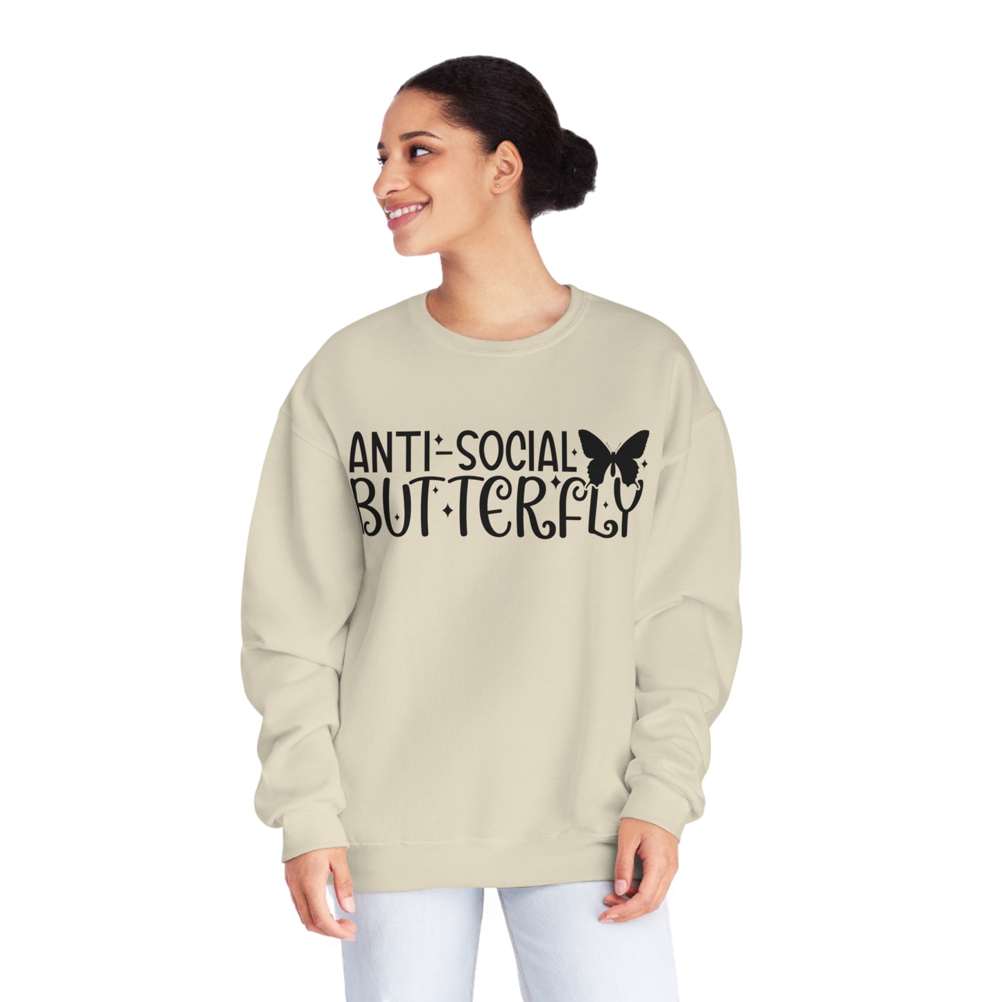 Anti-Social Butterfly Crewneck Sweatshirt