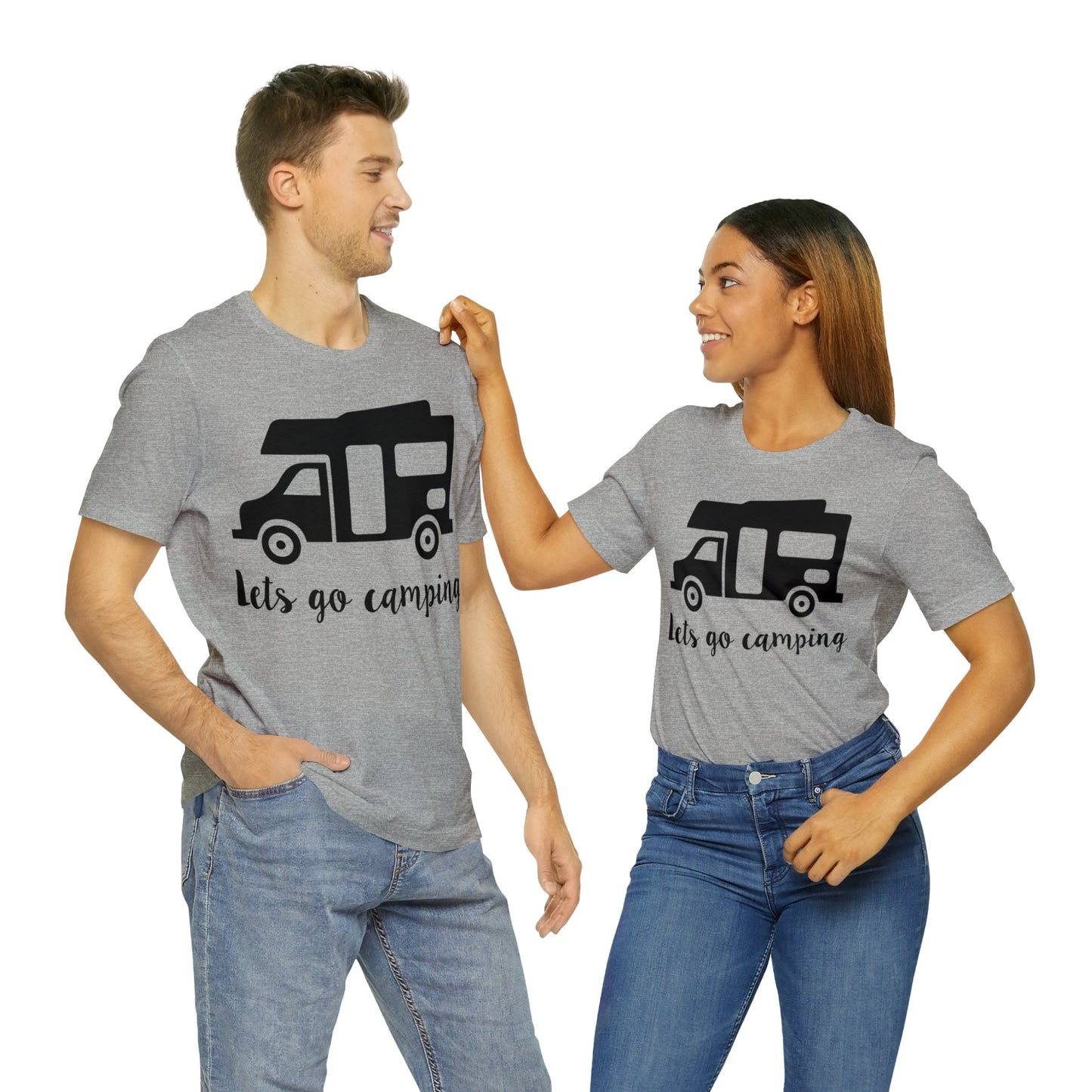 Let's Go Camping Short Sleeve Tshirt