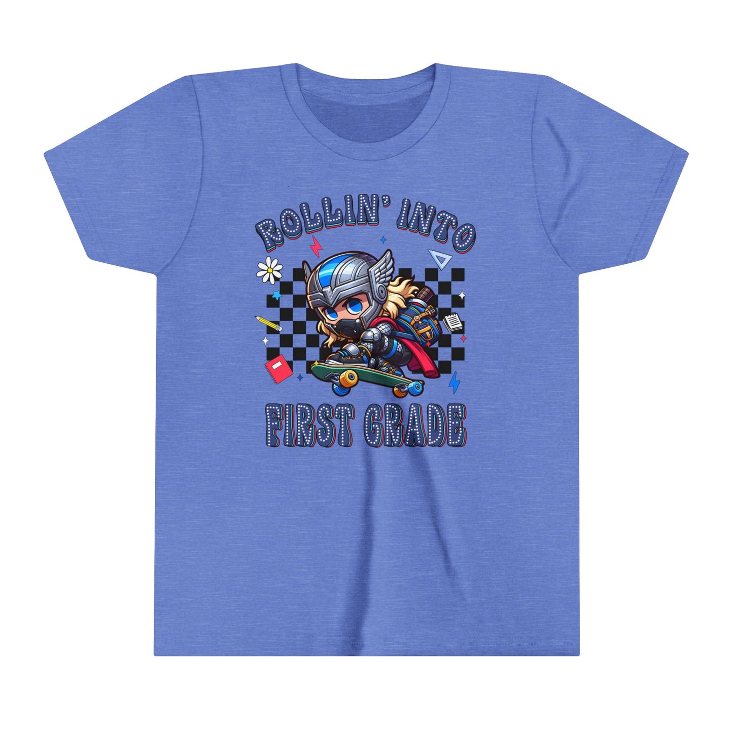 THOR - Rollin' Into 1st Grade Youth Short Sleeve Tee