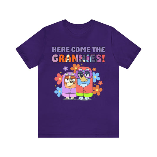 Here Comes the Grannies Short Sleeve Tshirt