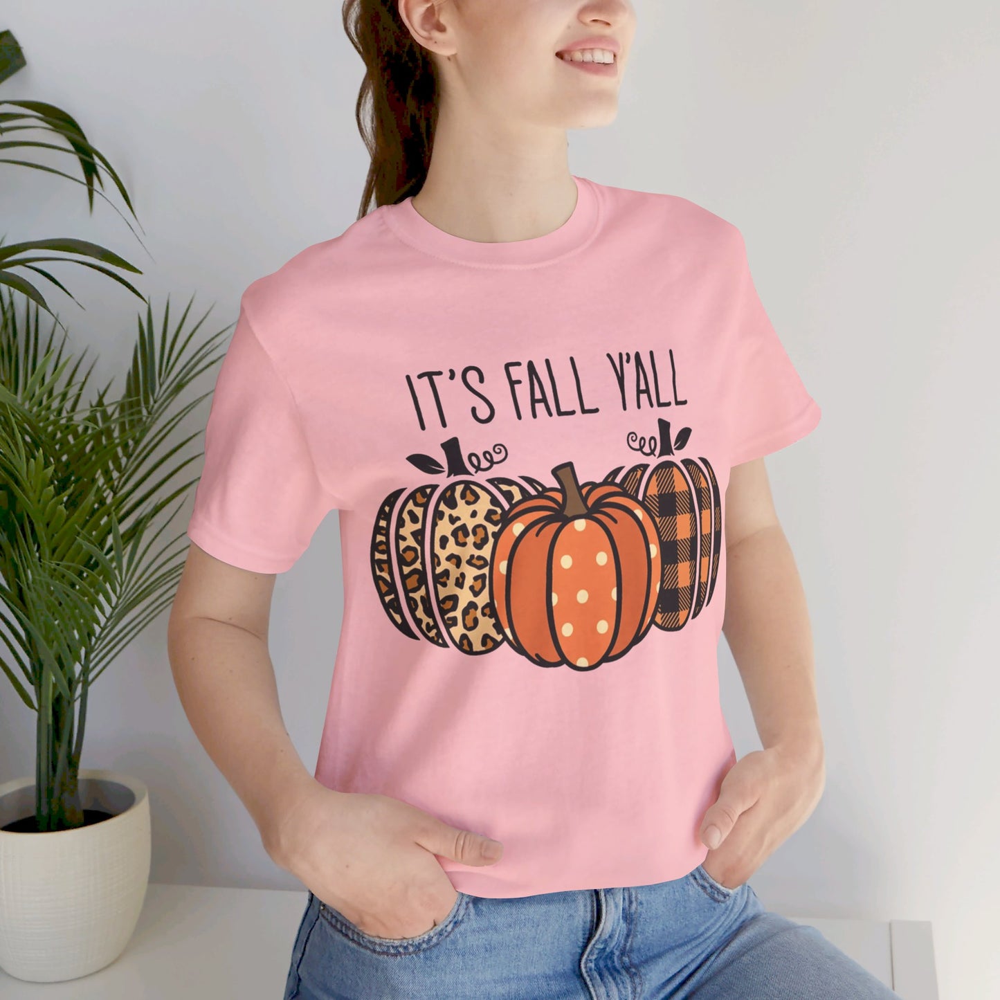 It's Fall Ya'll Jersey Short Sleeve Tee