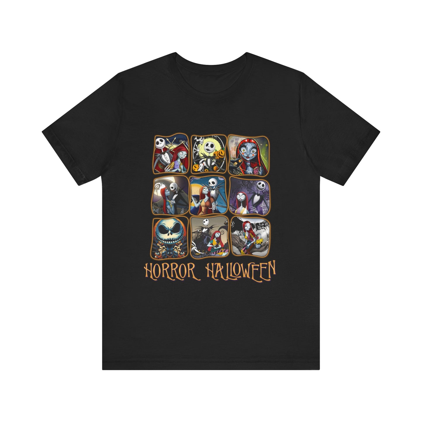 Horror Halloween Jersey Short Sleeve Tee