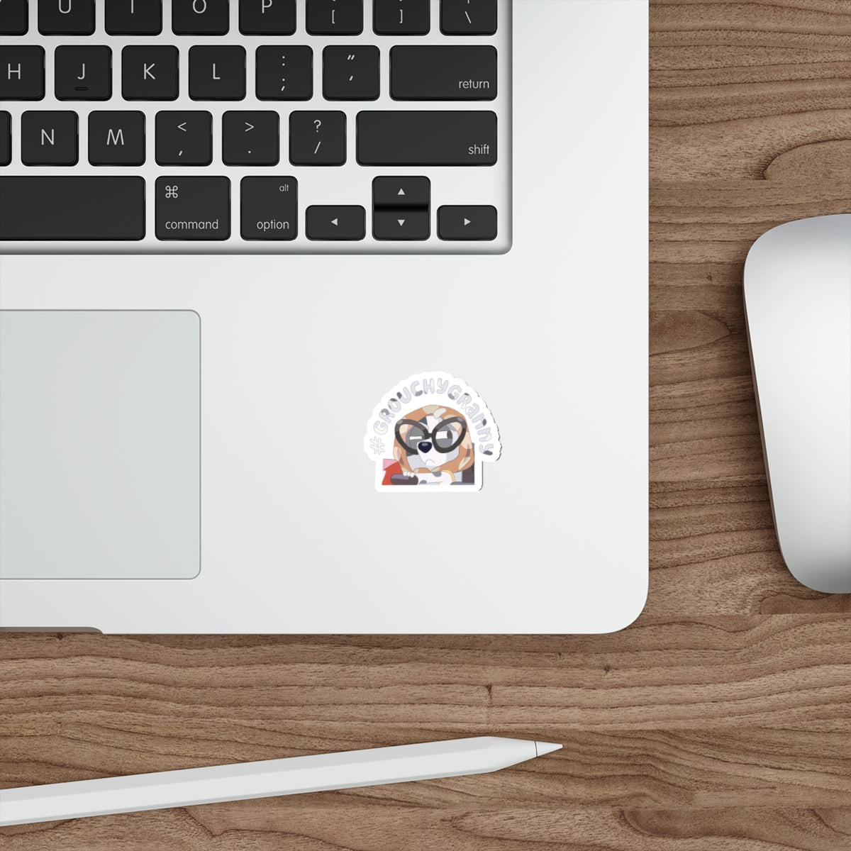 Grouchy granny **water resistant** Stickers