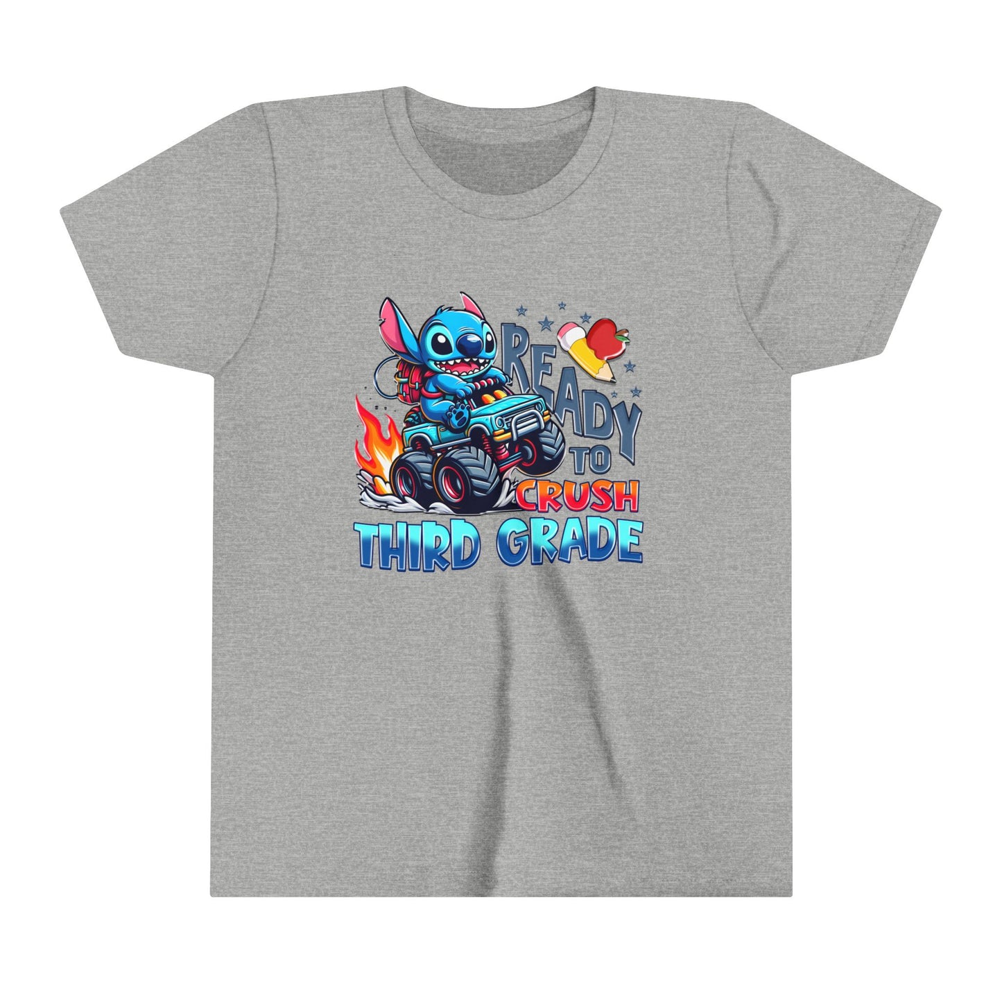 Ready to Crush Third Grade Youth Short Sleeve Tee