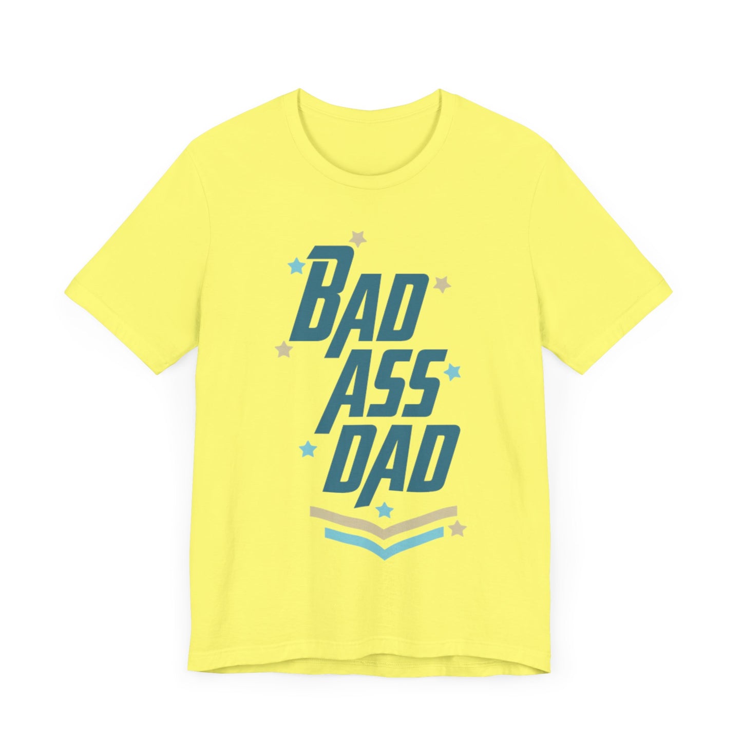 Bad Ass Dad Jersey Short Sleeve Tee
