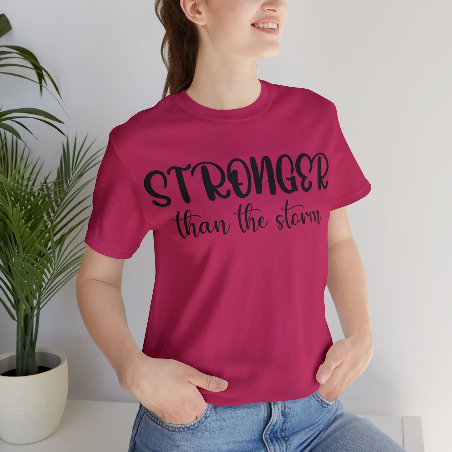 Stronger than the storm Short sleeve Tshirt