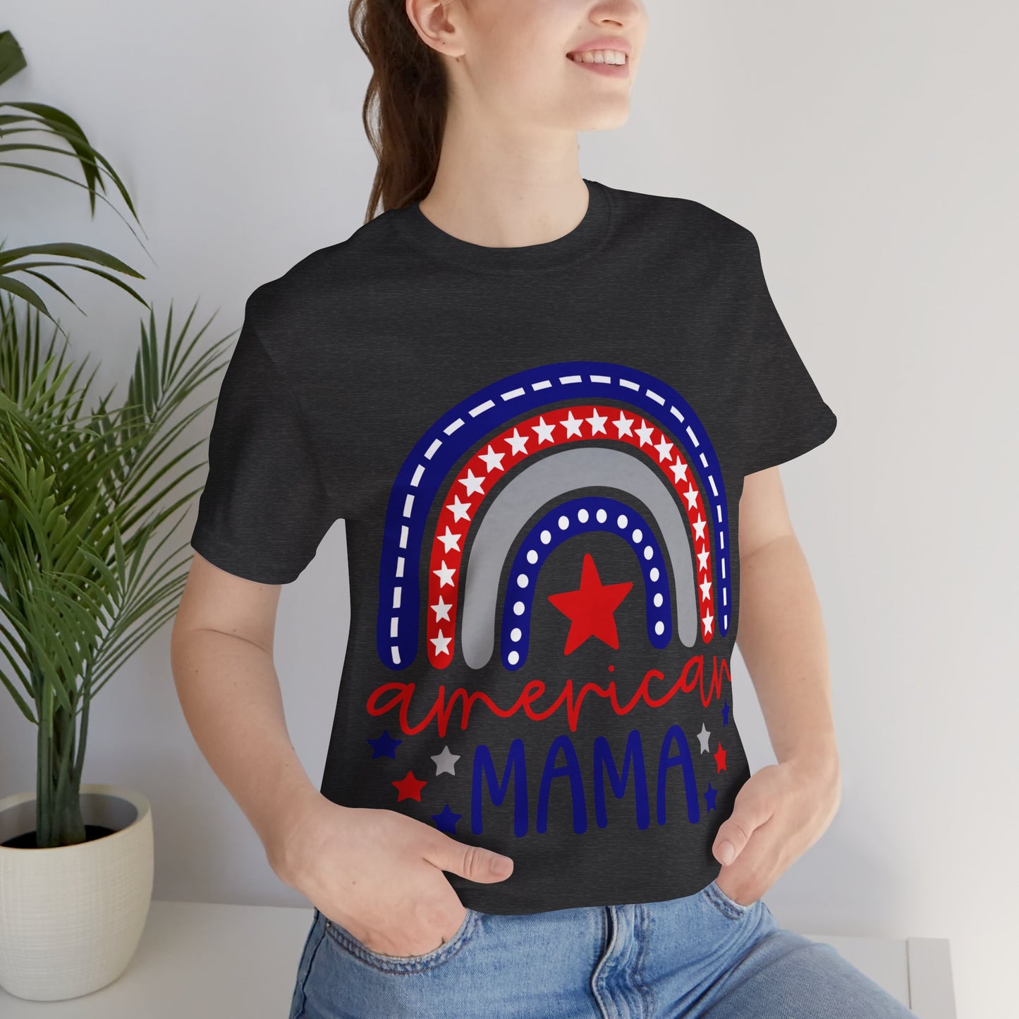 American Mama Jersey Short Sleeve Tee