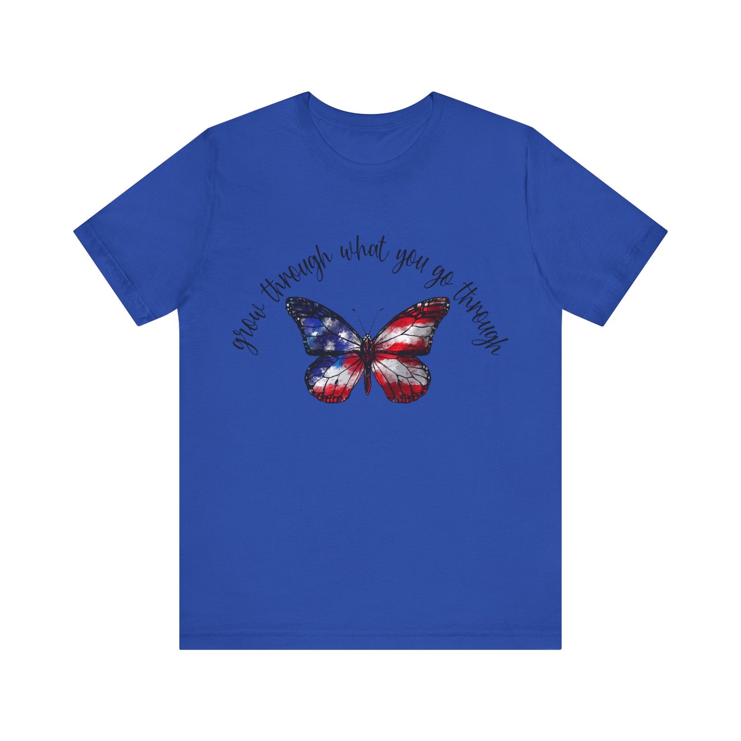 Grow Through What You Go Through Jersey Short Sleeve Tee