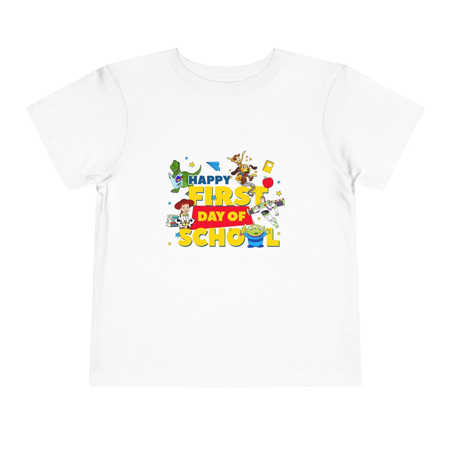Happy First Day of School Toddler Short Sleeve Tee