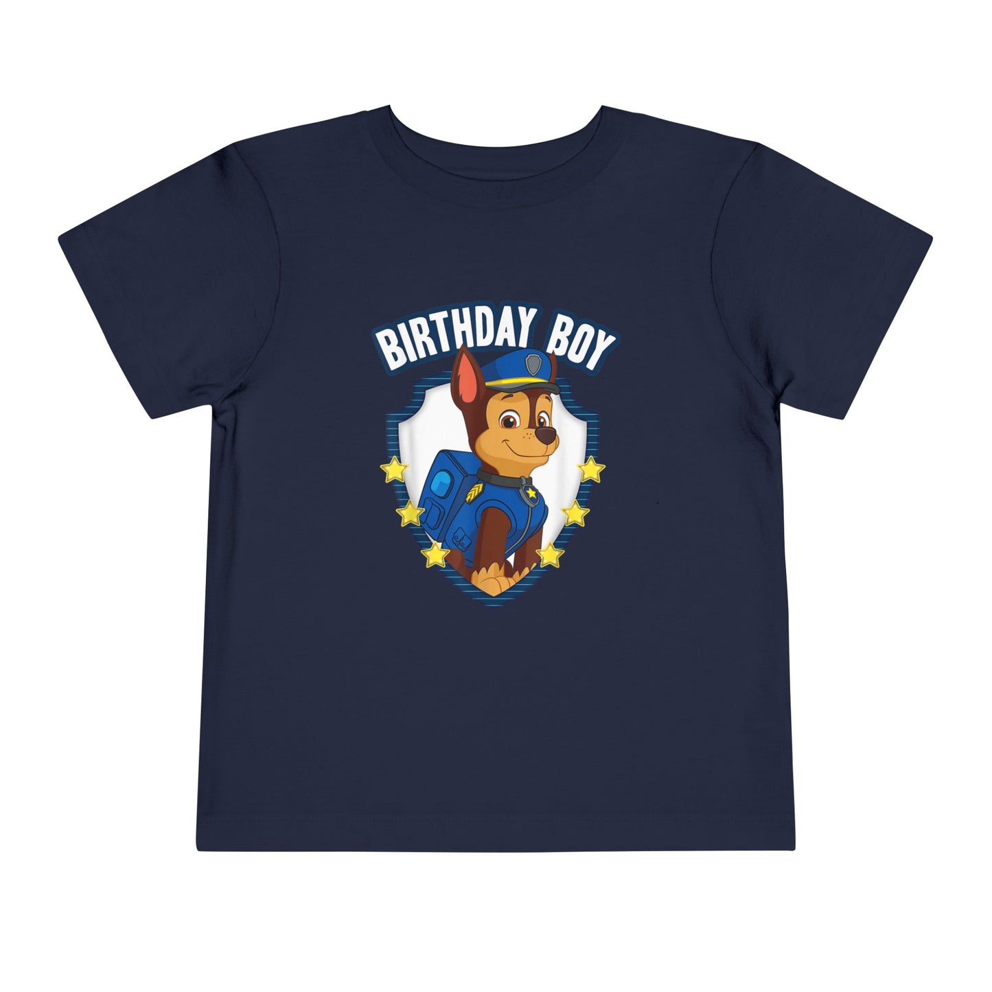 Paw Patrol Chase Birthday Boy Toddler Short Sleeve Tee