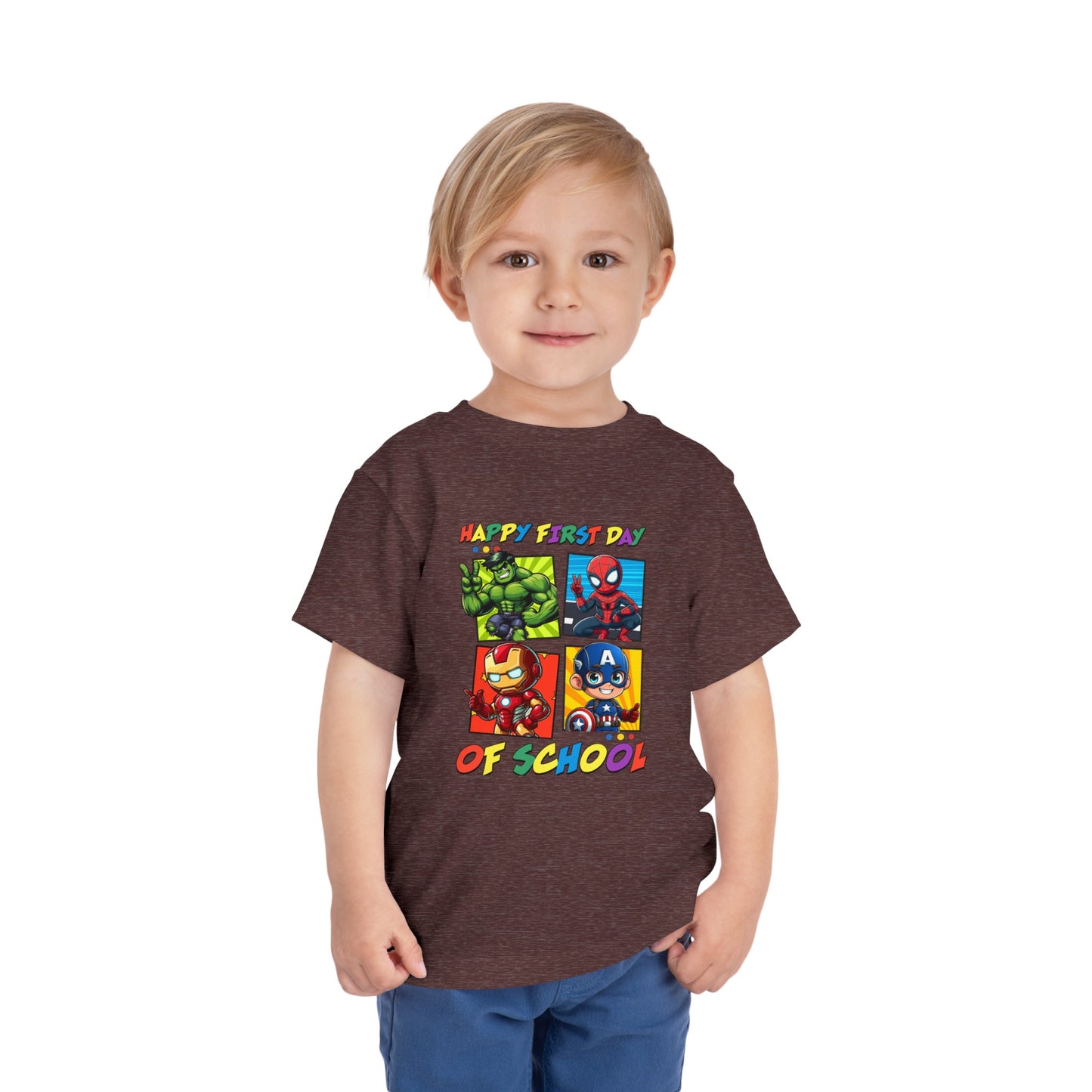 Happy First Day of School Toddler Short Sleeve Tee