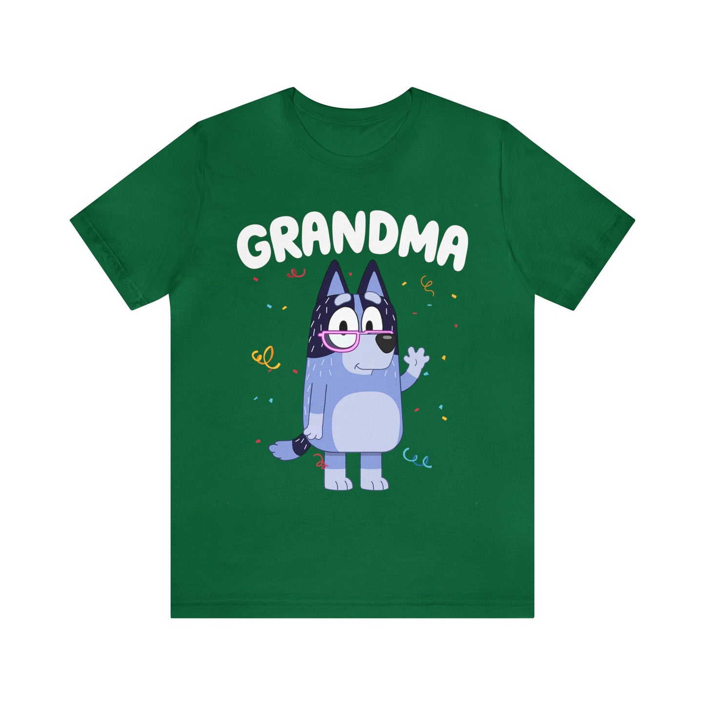Grandma Bluey Birthday short sleeve Tshirt