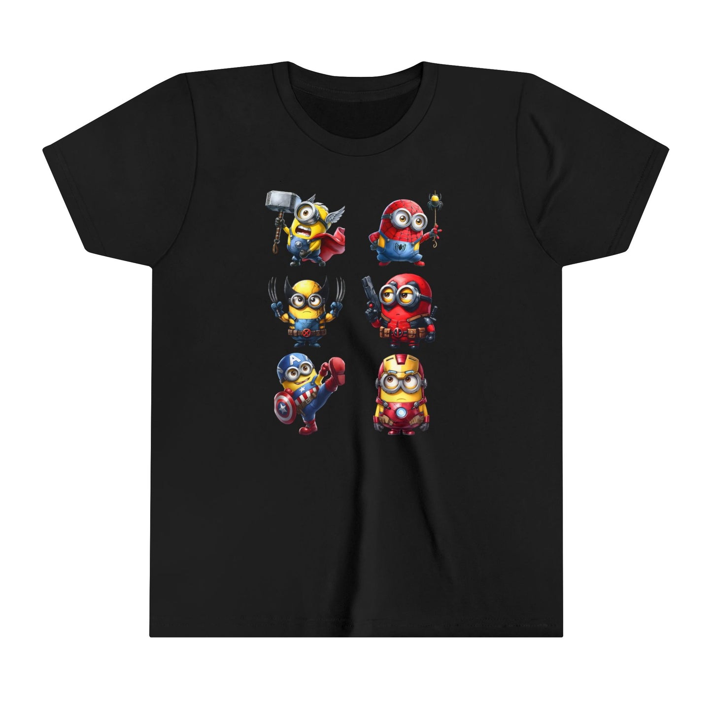 Marvel minions Youth Short Sleeve Tee