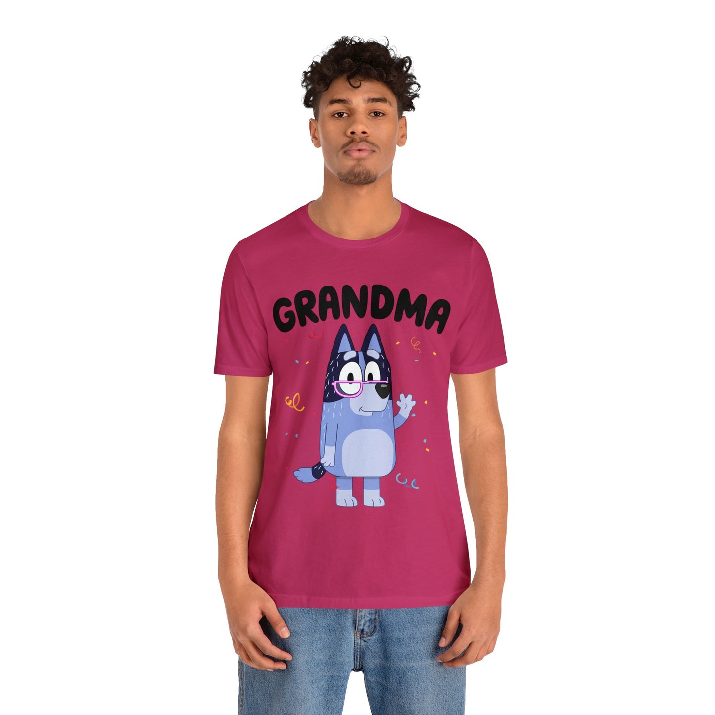 Grandma Bluey Birthday short sleeve Tshirt