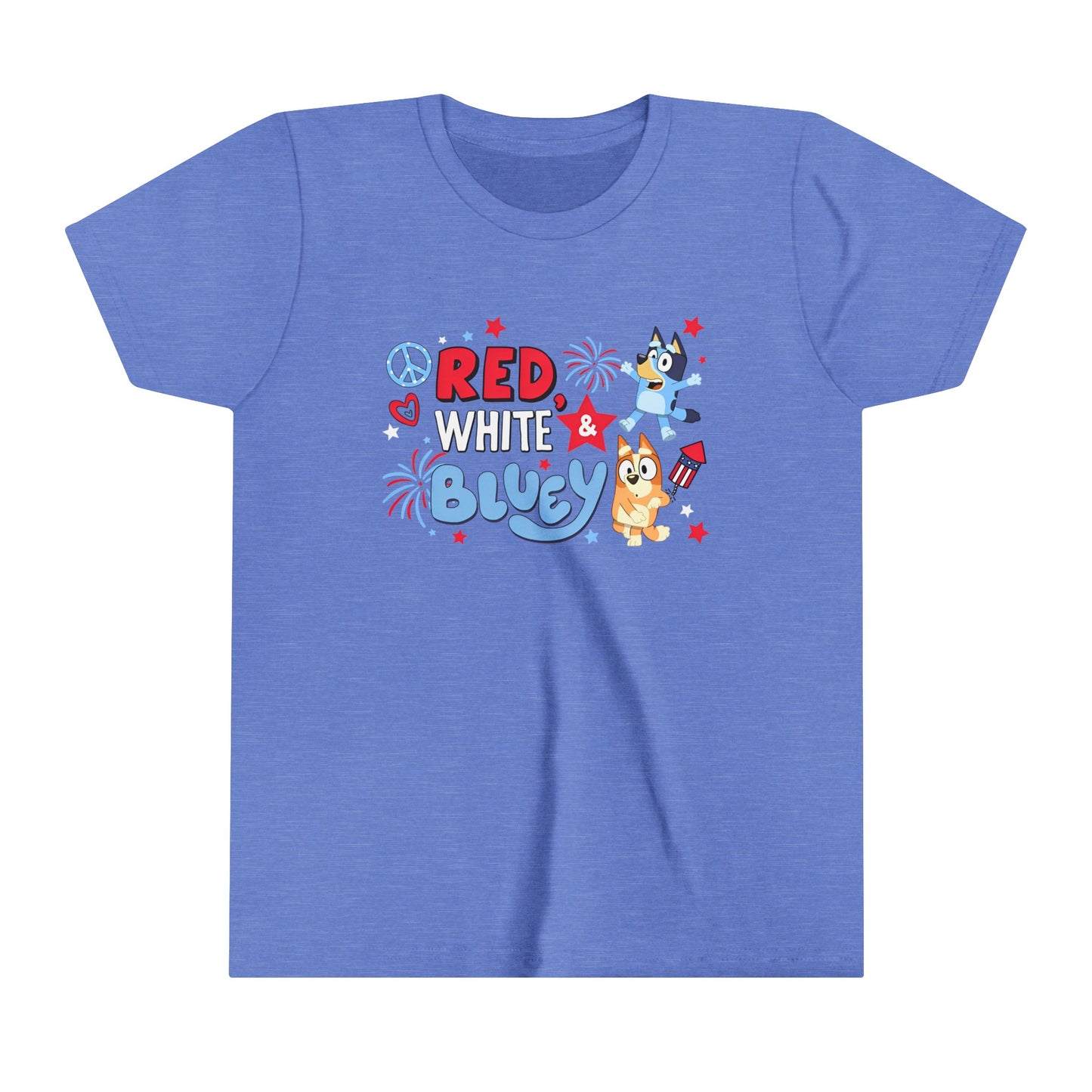 Red, White & Bluey Youth Short Sleeve Tee