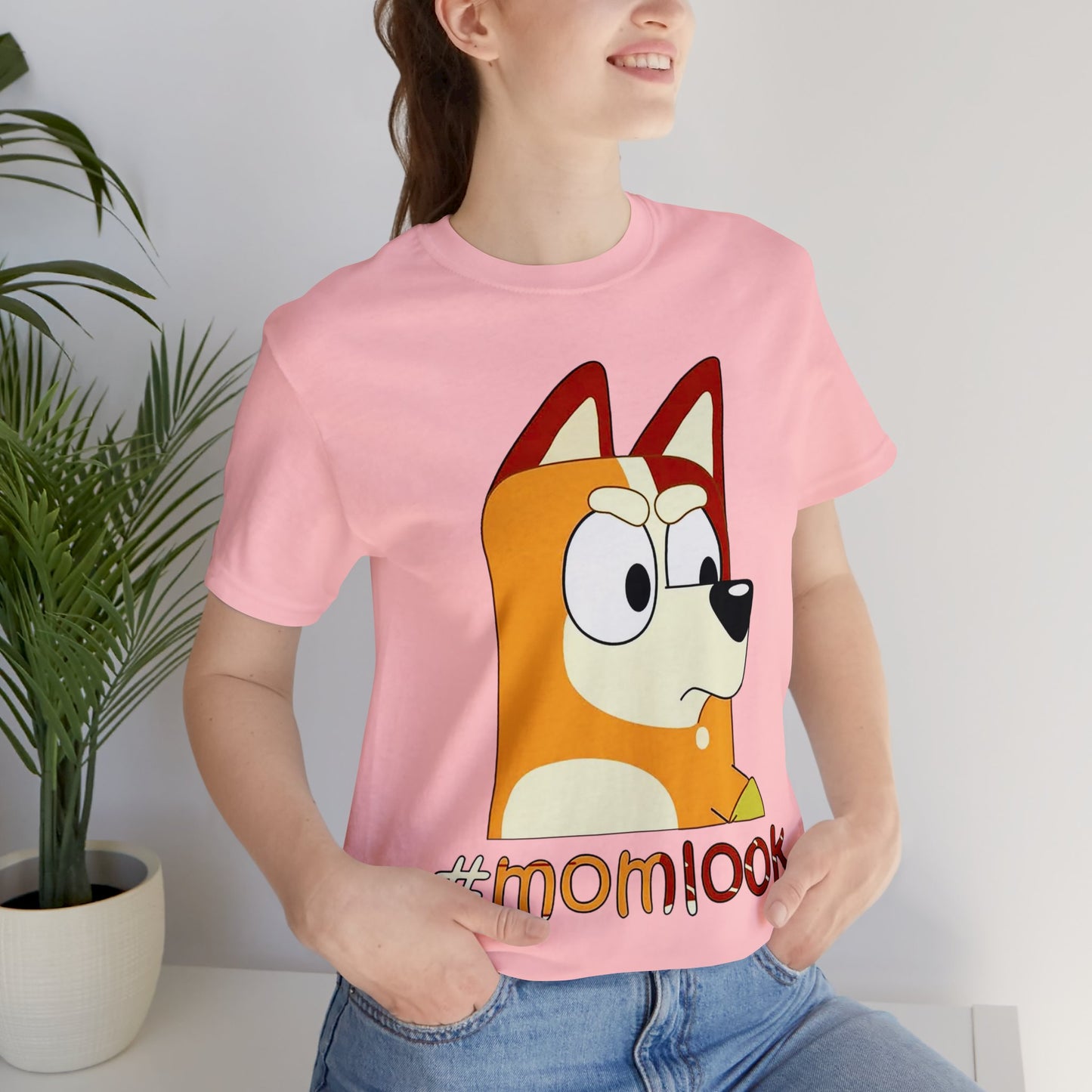 Chilli Heeler #momlook Short Sleeve Tshirt