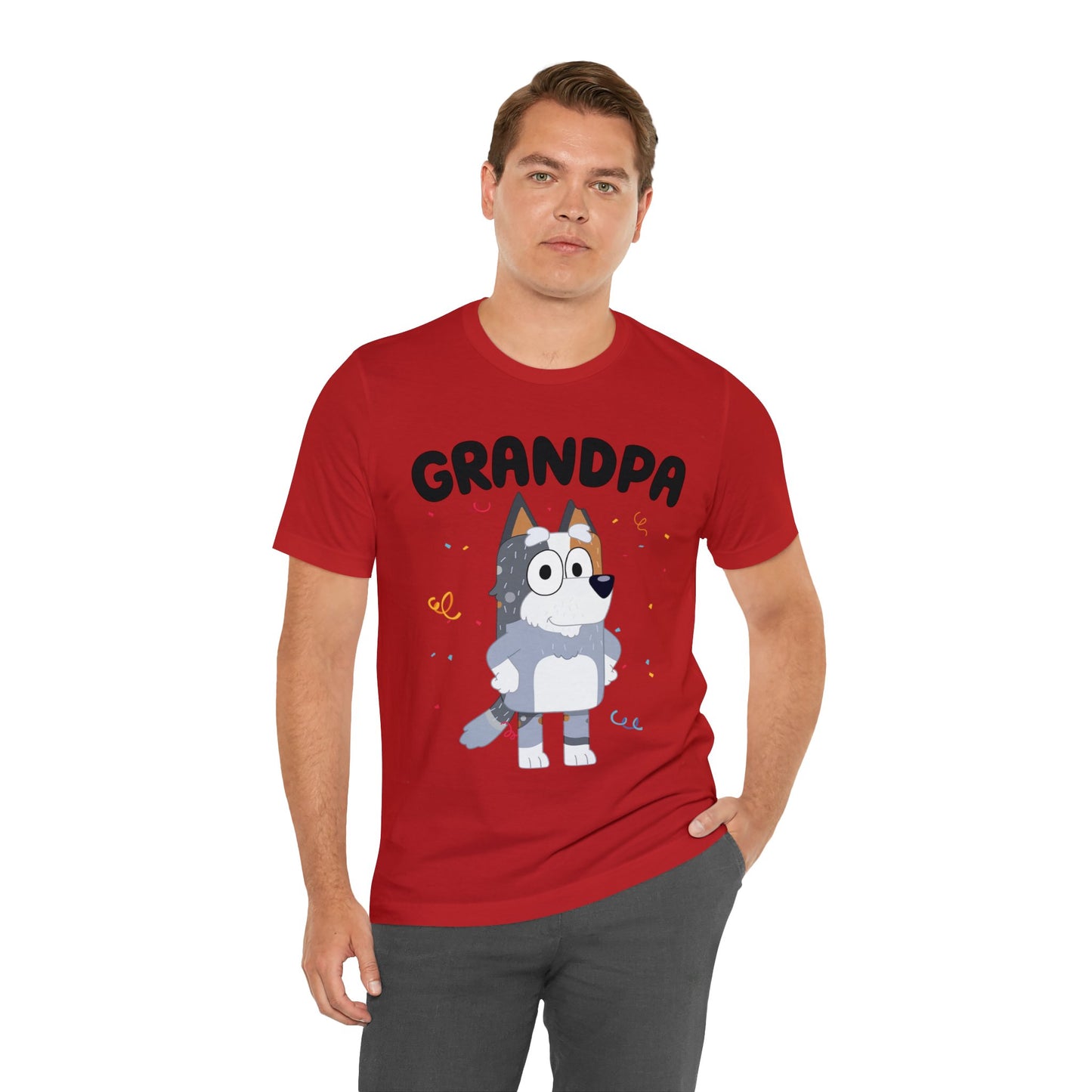 Grandpa Bluey Birthday Short sleeve Tshirt