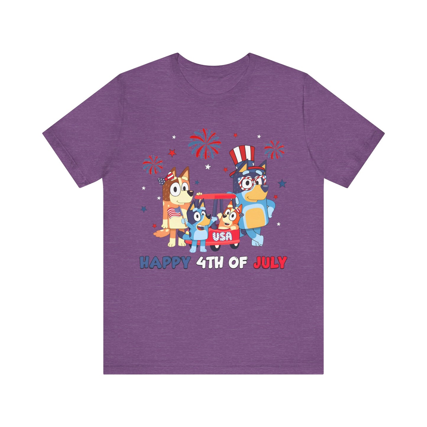 Happy 4th of July Jersey Short Sleeve Tee