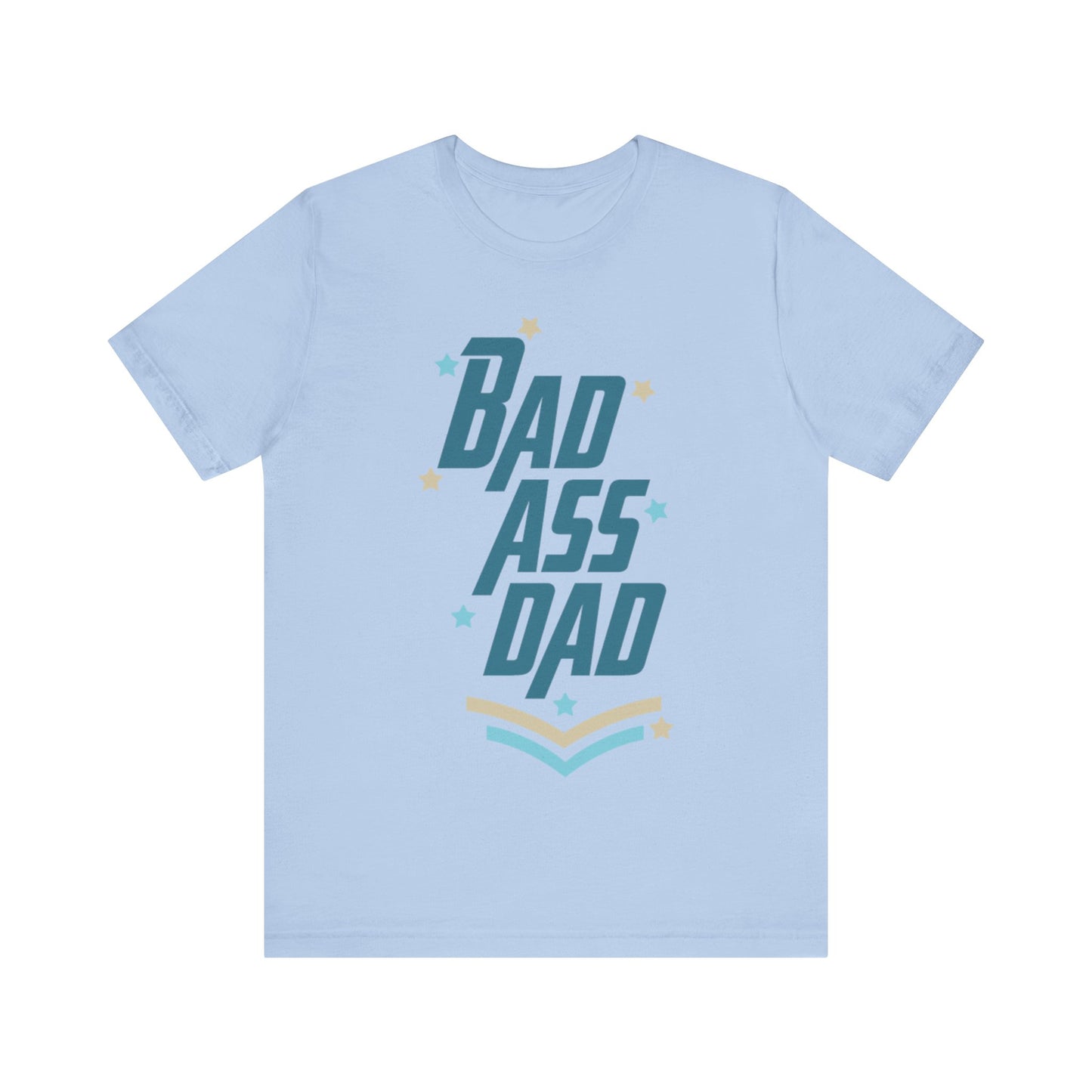 Bad Ass Dad Jersey Short Sleeve Tee