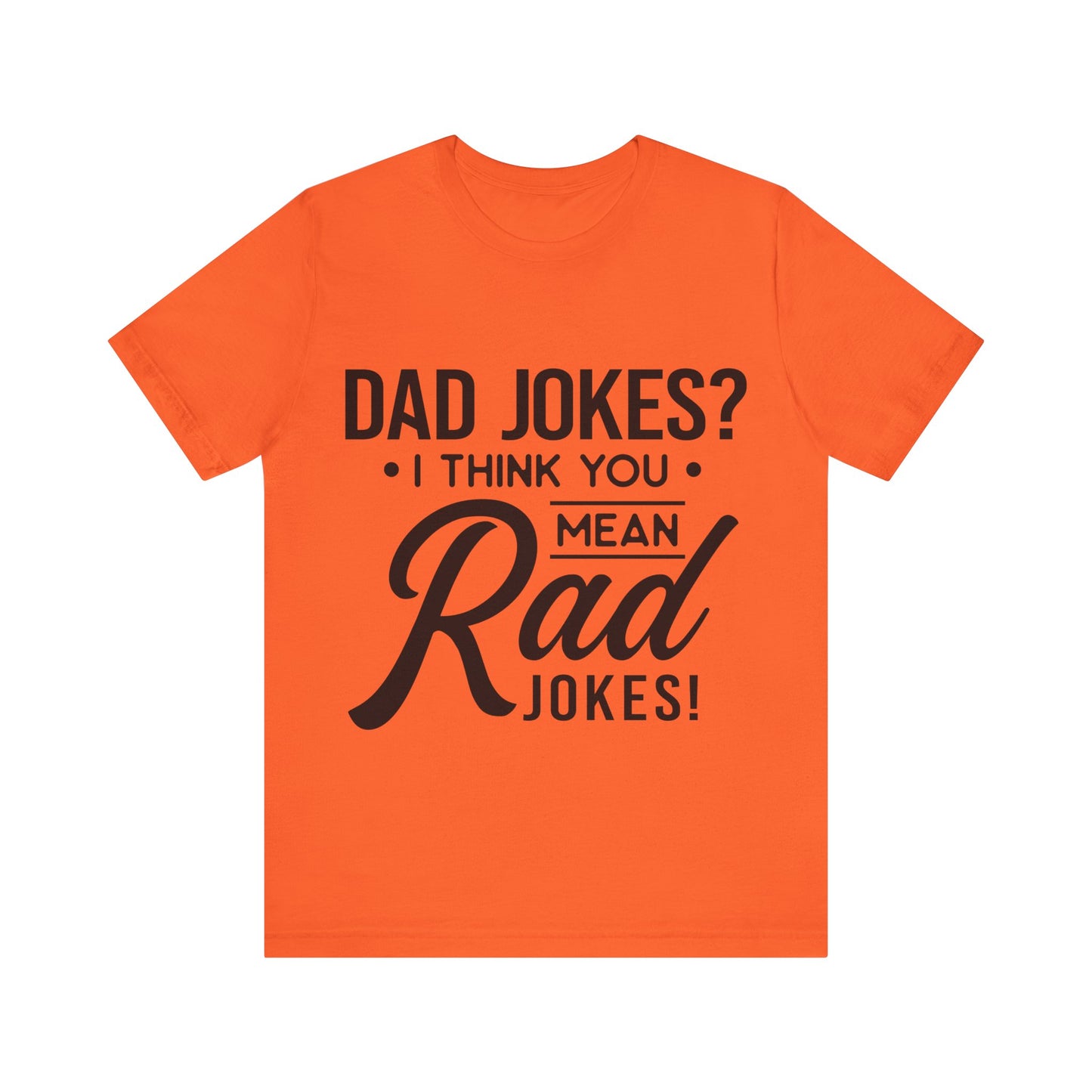 Dad Jokes Jersey Short Sleeve Tee
