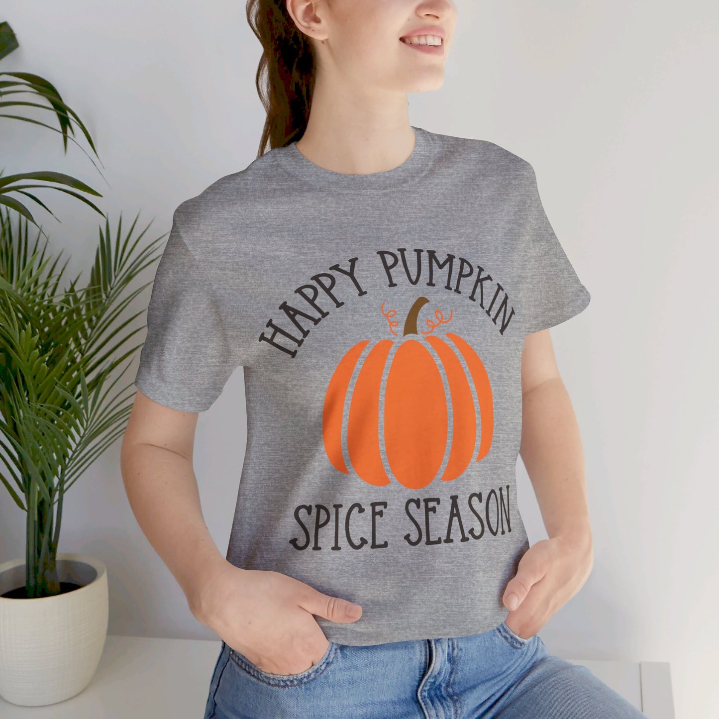 Happy Pumpkin Spice Season Jersey Short Sleeve Tee