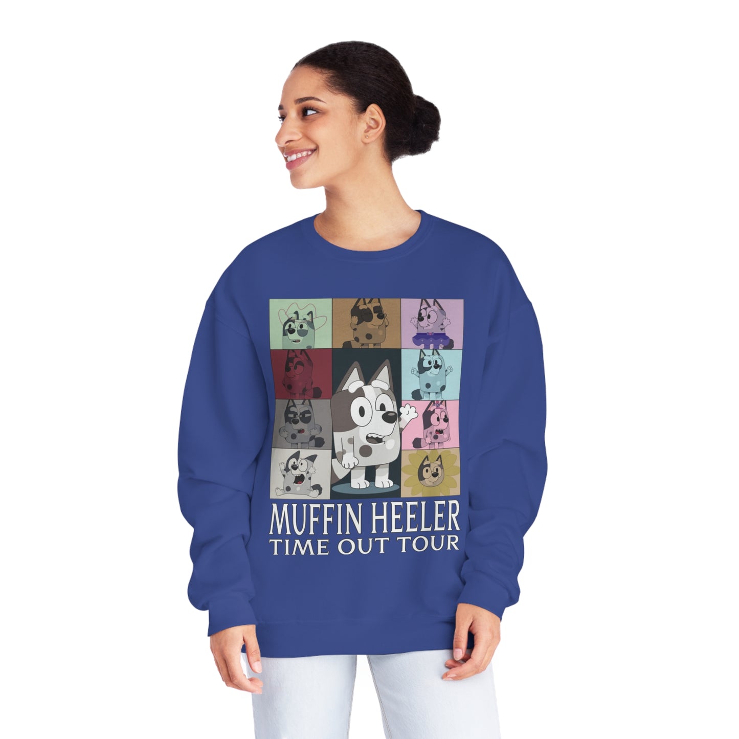 Muffin Heeler Time Out Tour sweatshirt