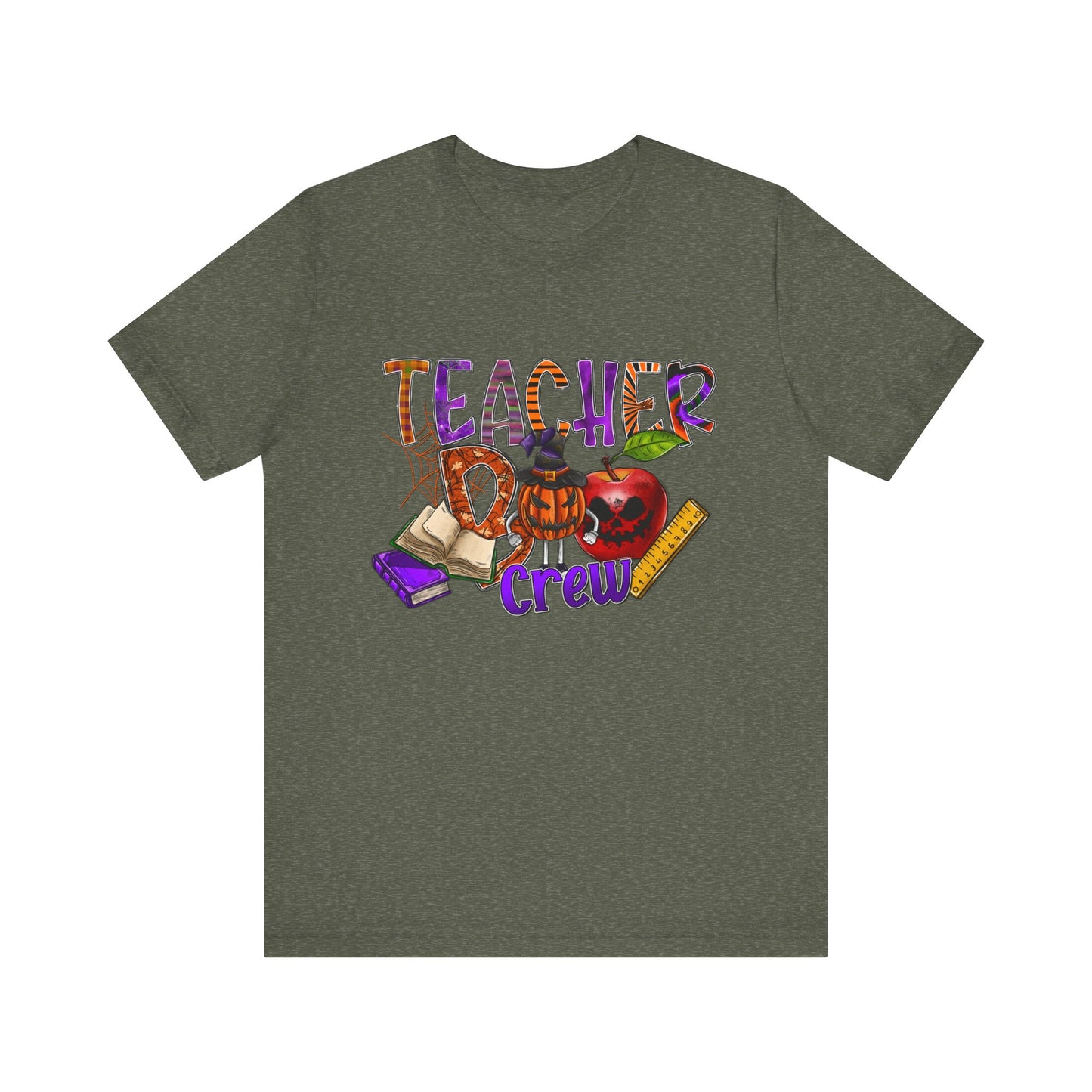 Teacher Boo Crew Jersey Short Sleeve Tee