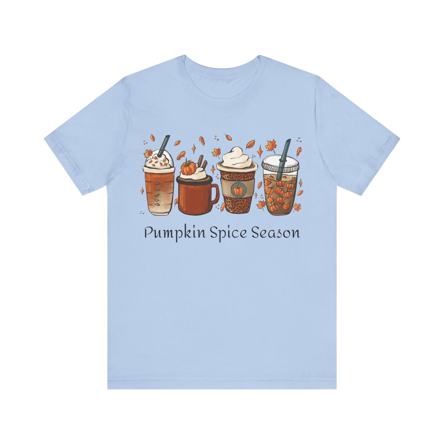 Pumpkin Spice Season Jersey Short Sleeve Tee