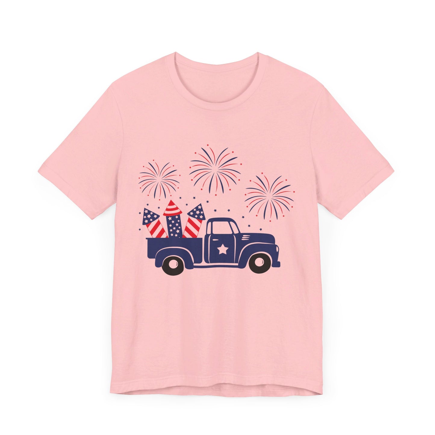 Truck & Fireworks Jersey Short Sleeve Tee