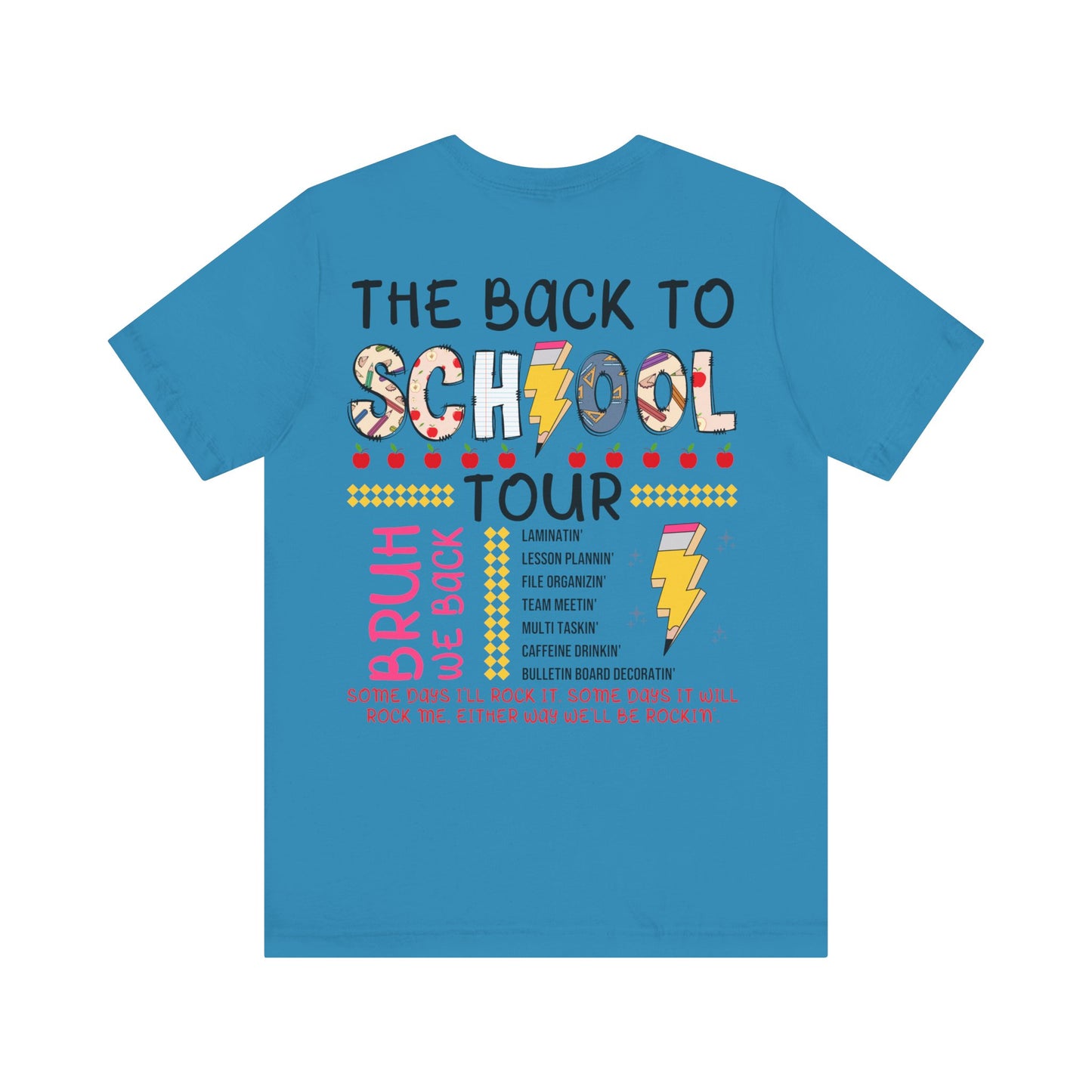 ABCD The Back to School Tour (front/back) Jersey Short Sleeve Tee