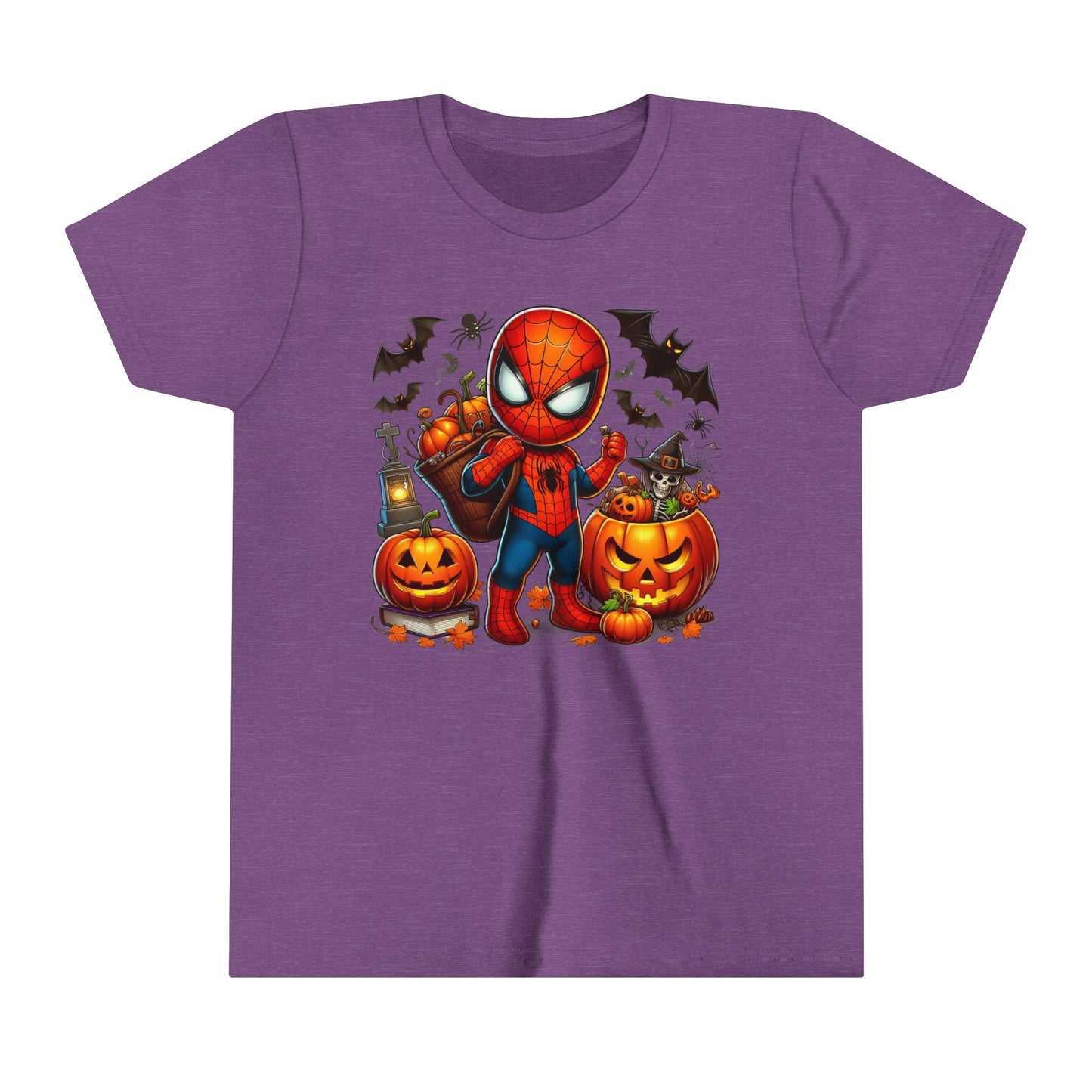 Spiderman Trick or Treat Youth Short Sleeve Tee