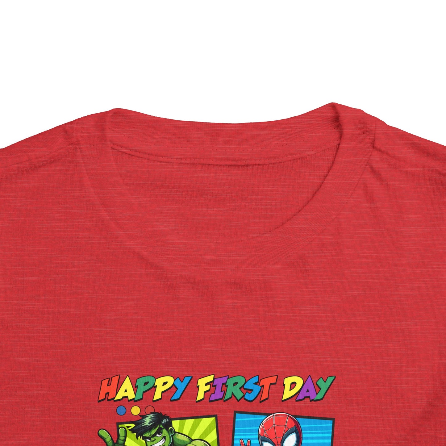 Happy First Day of School Toddler Short Sleeve Tee