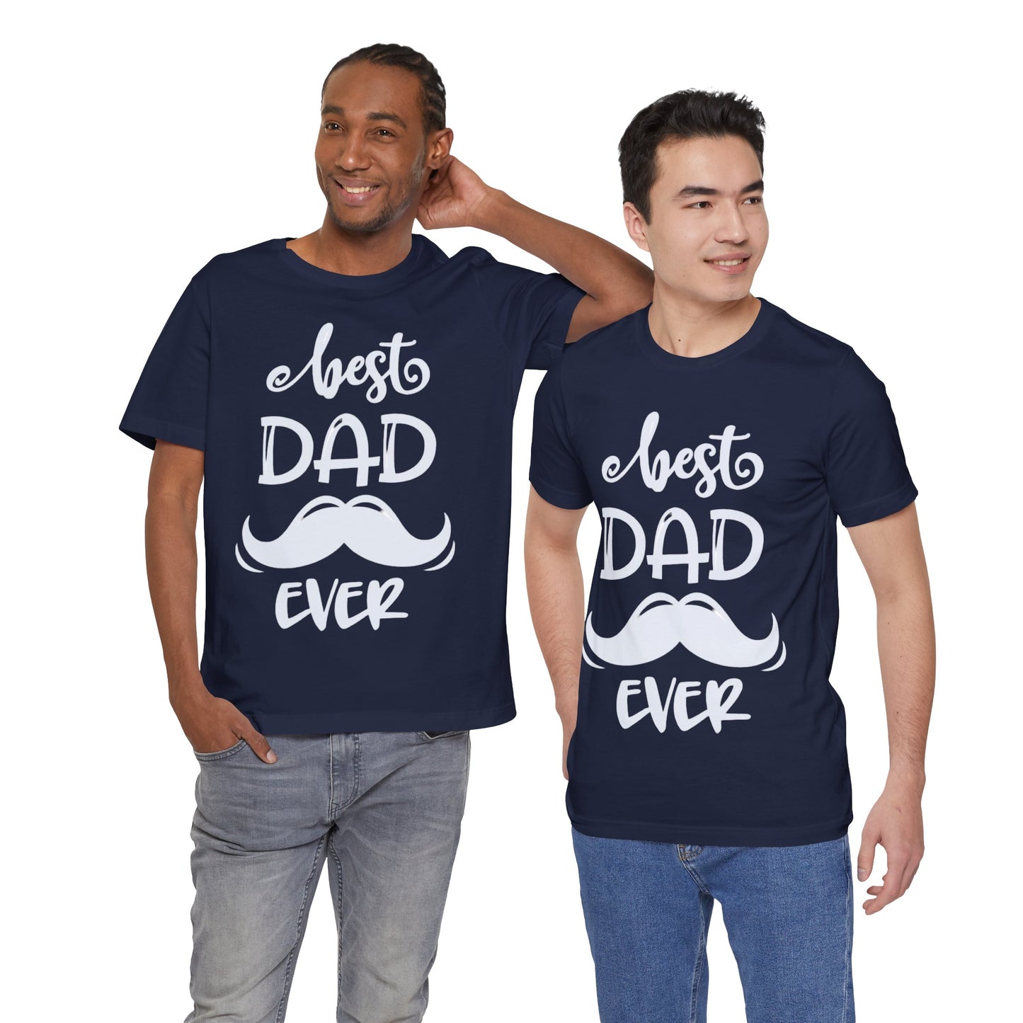 Best Dad Ever Jersey Short Sleeve Tee