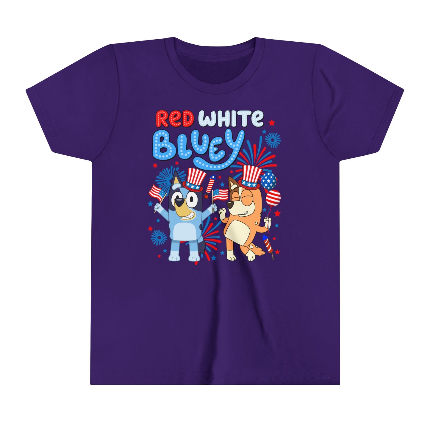 Red, White & Bluey Youth Short Sleeve Tee