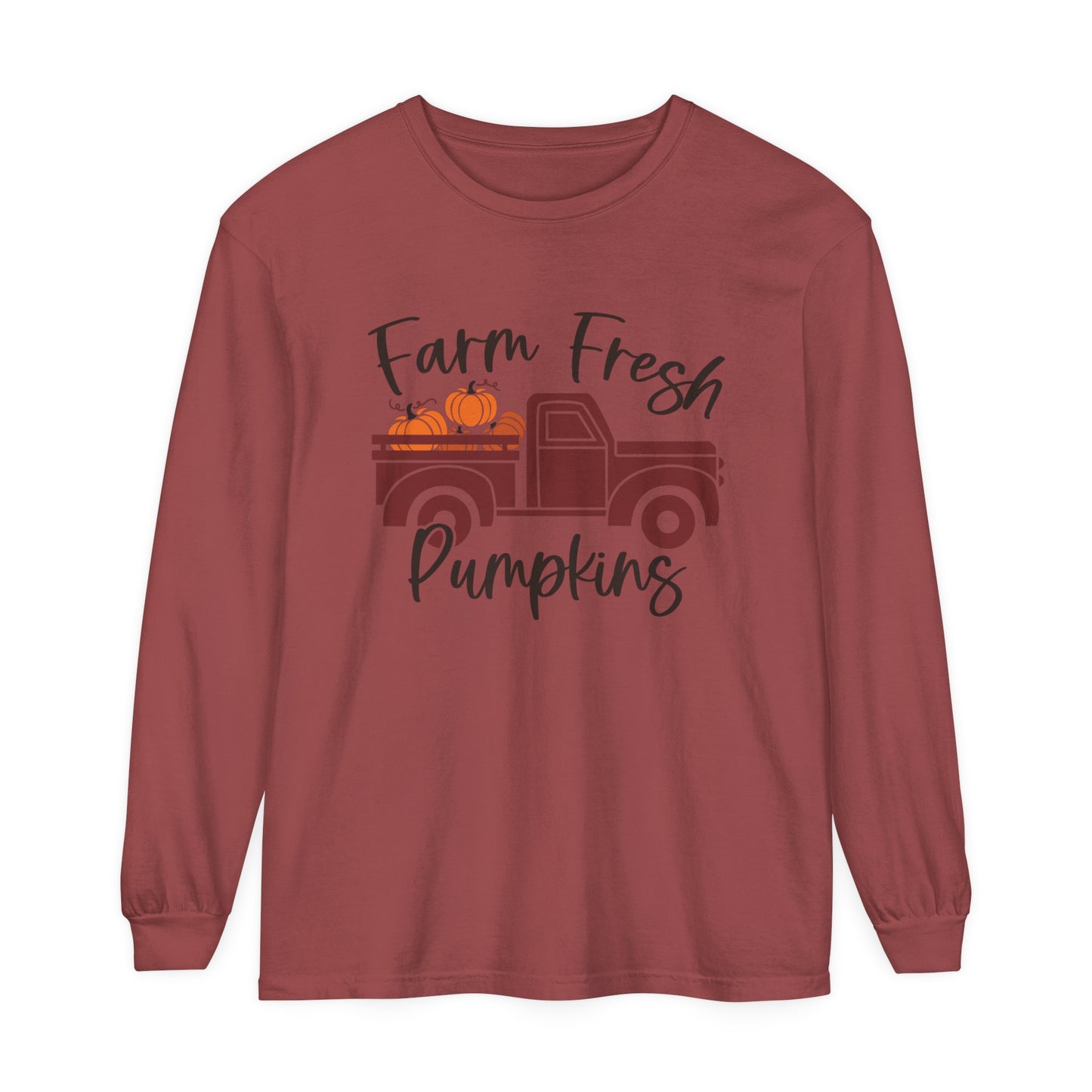 Farm Fresh Pumpkins Long Sleeve T-Shirt