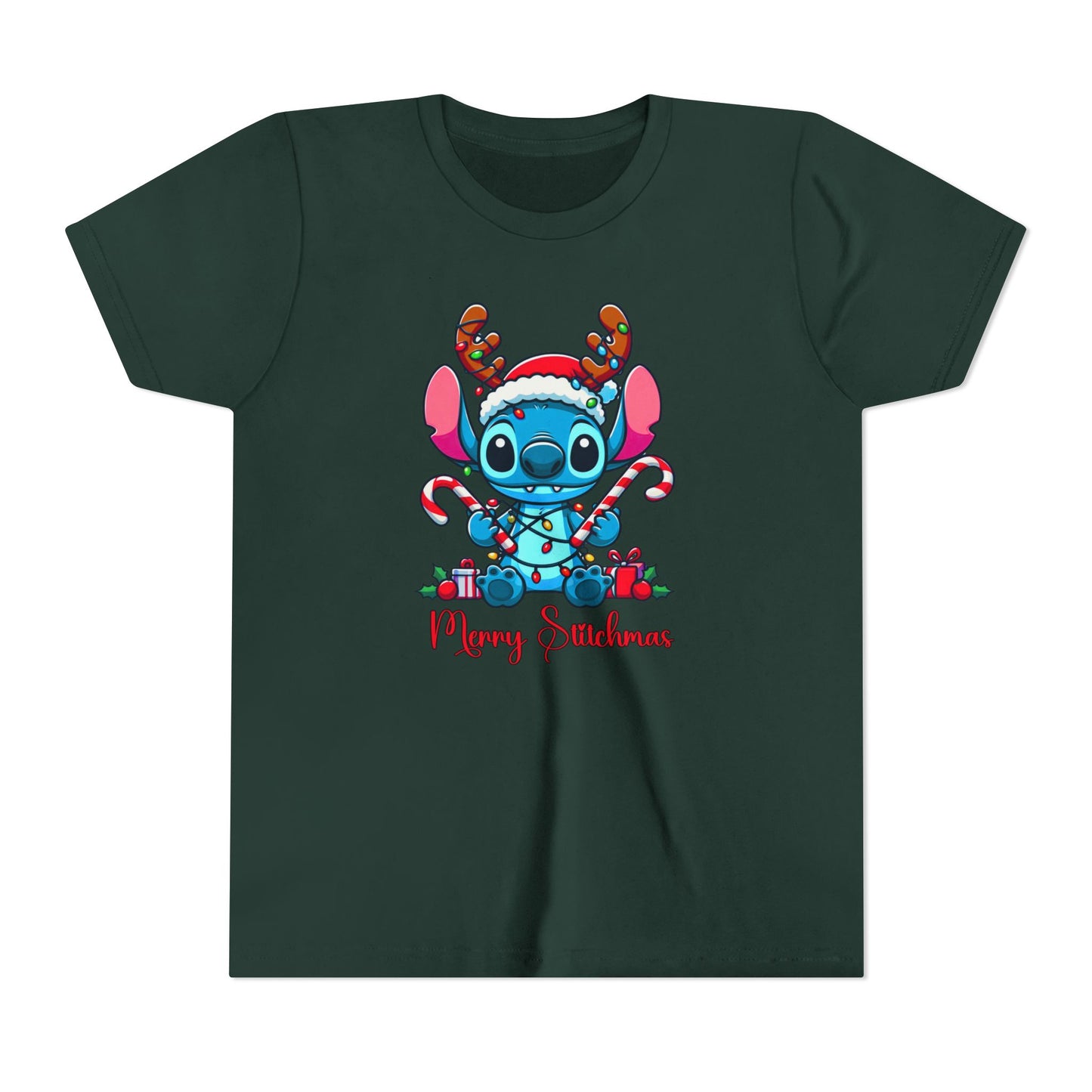 Merry Stitchmas Youth Short Sleeve Tee