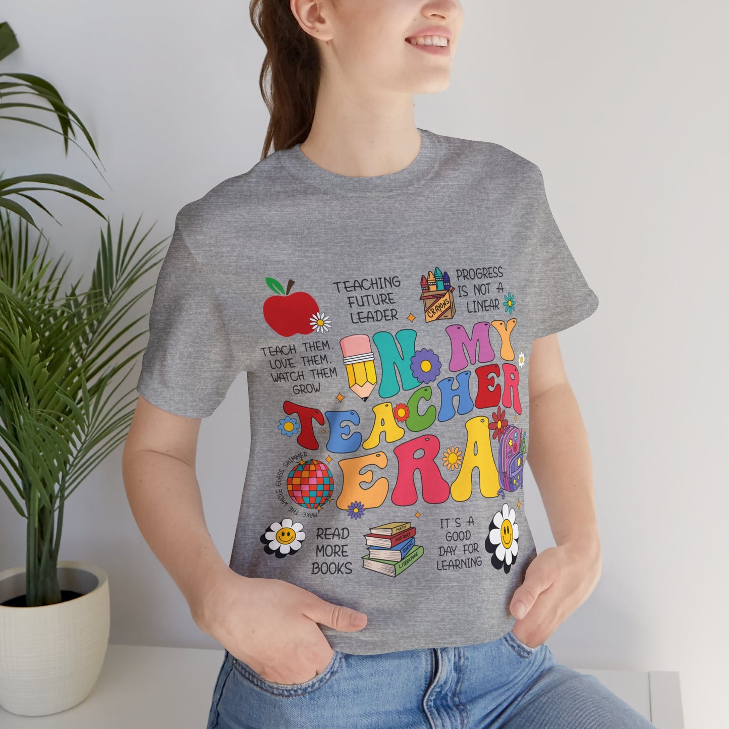 In My Teacher Era Jersey Short Sleeve Tee