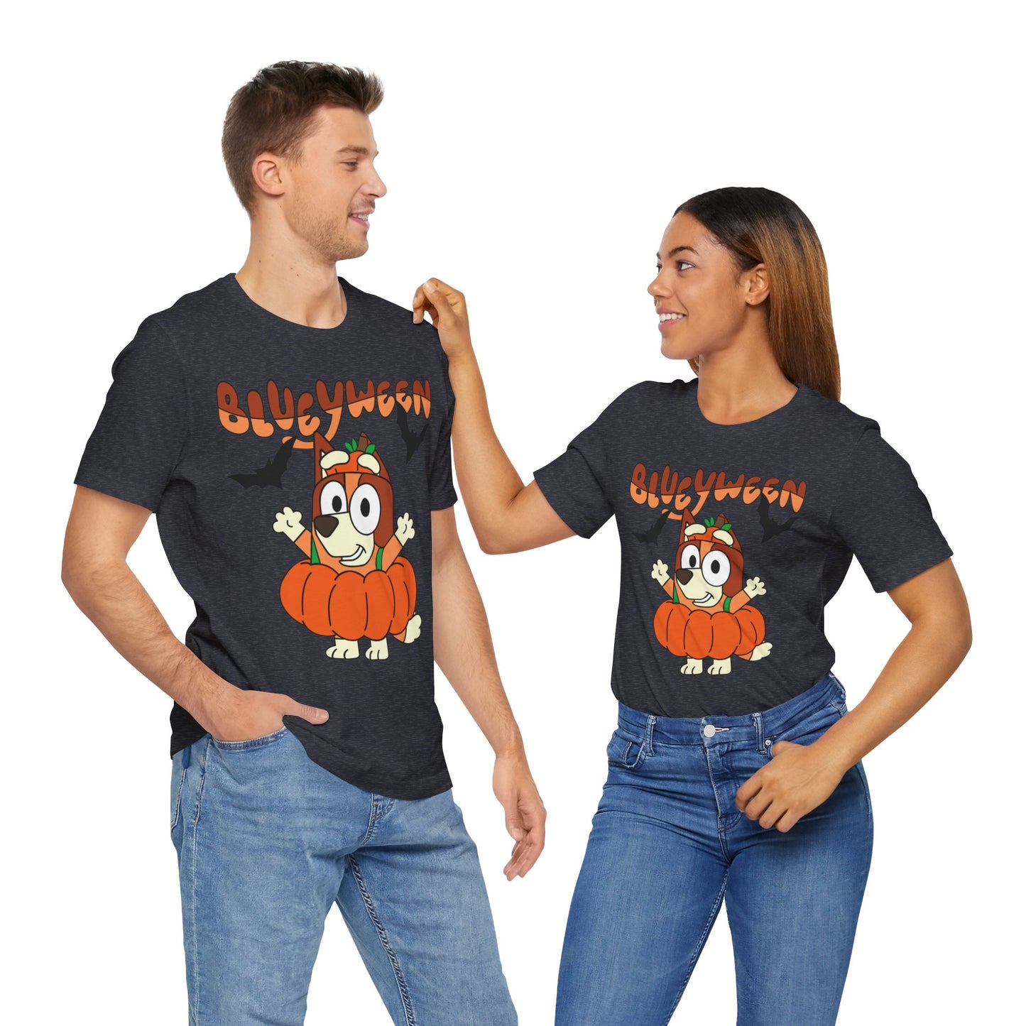 Blueyween "Bingo" (front and back) Jersey Short Sleeve Tee