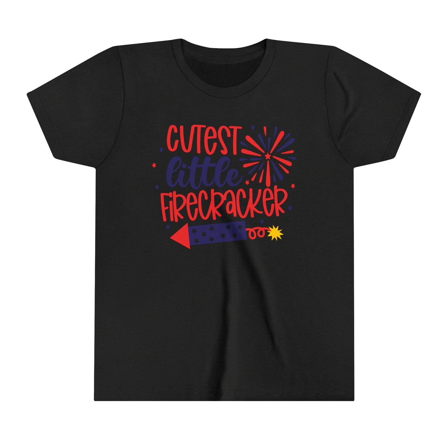 Cutest Little Firecracker Youth Short Sleeve Tee